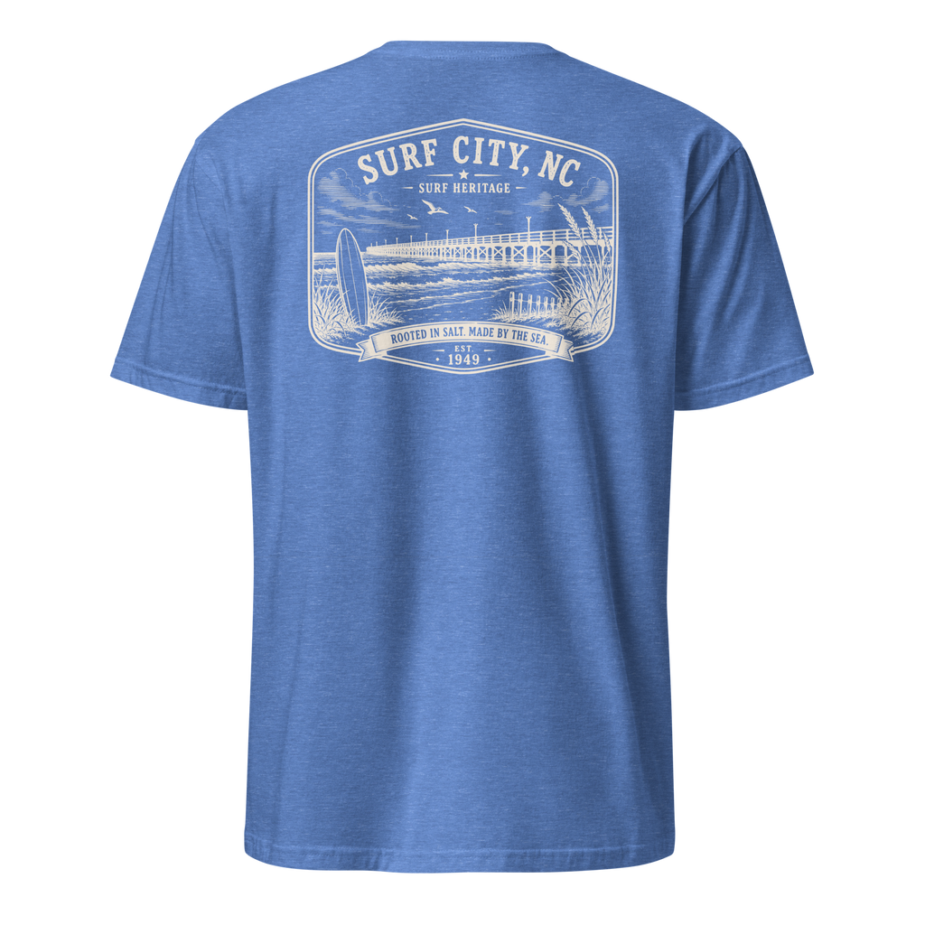 Surf City, NC - Surf Heritage - Short-Sleeve Unisex T-Shirt