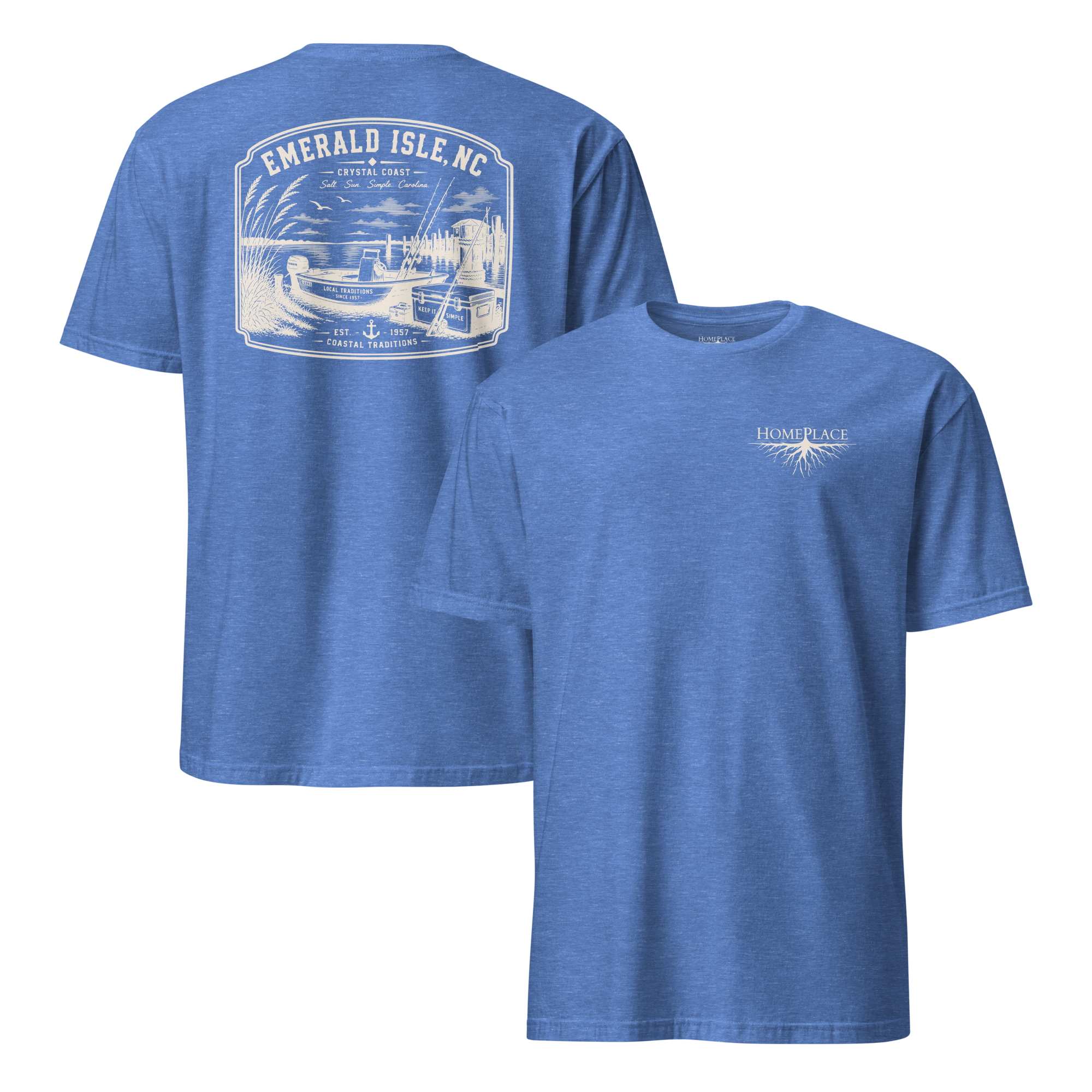 Emerald Isle, NC - Salt. Sun. Simple. - Unisex T-Shirt