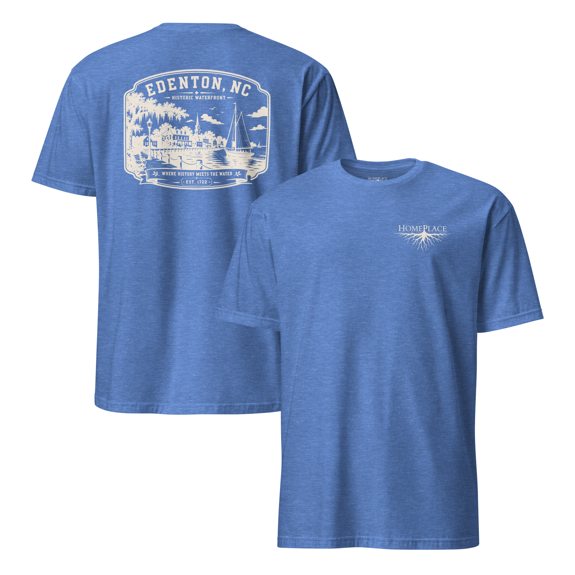 Edenton, NC - Historic Waterfront - Unisex T-Shirt