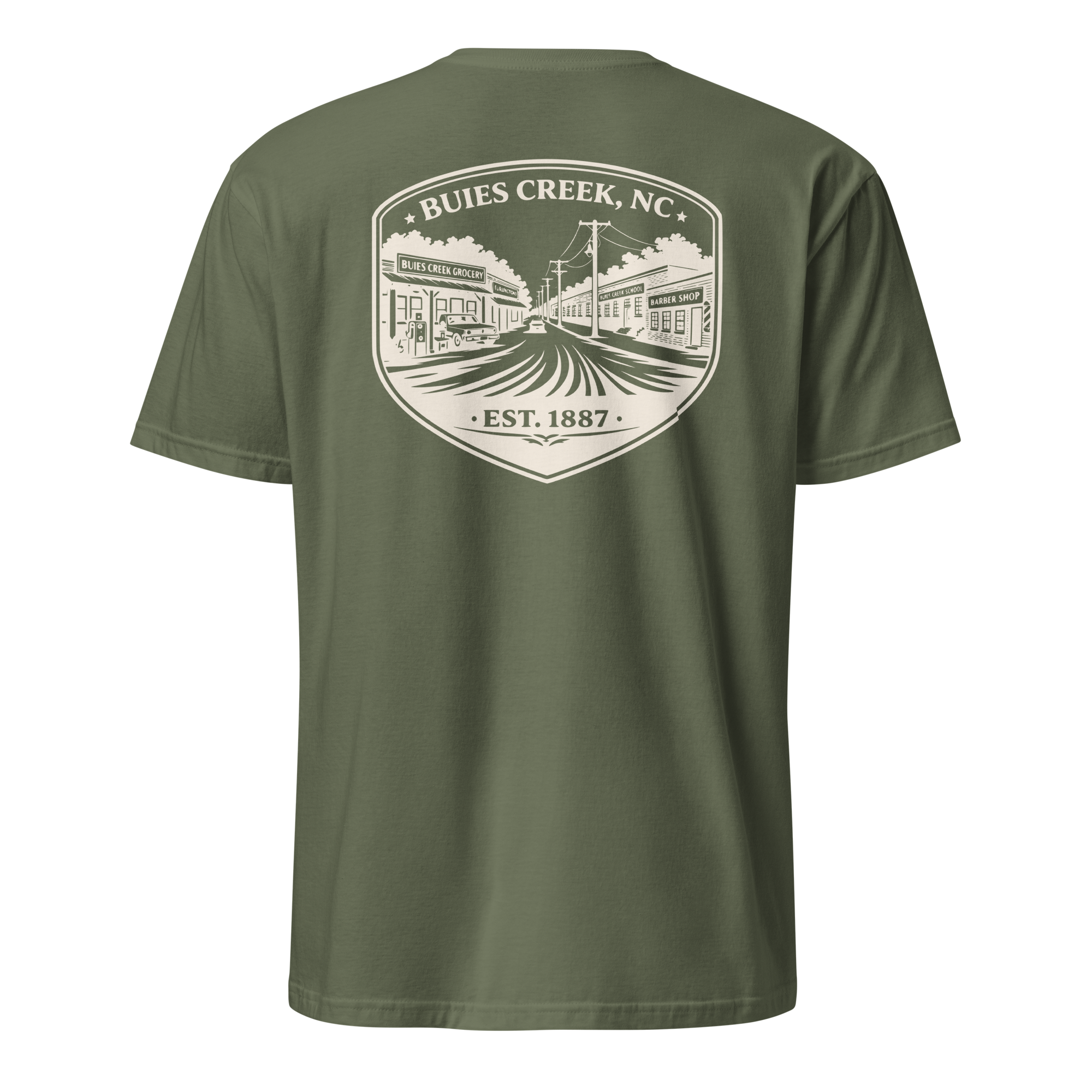 Buies Creek, NC - Main Street - Unisex T-Shirt