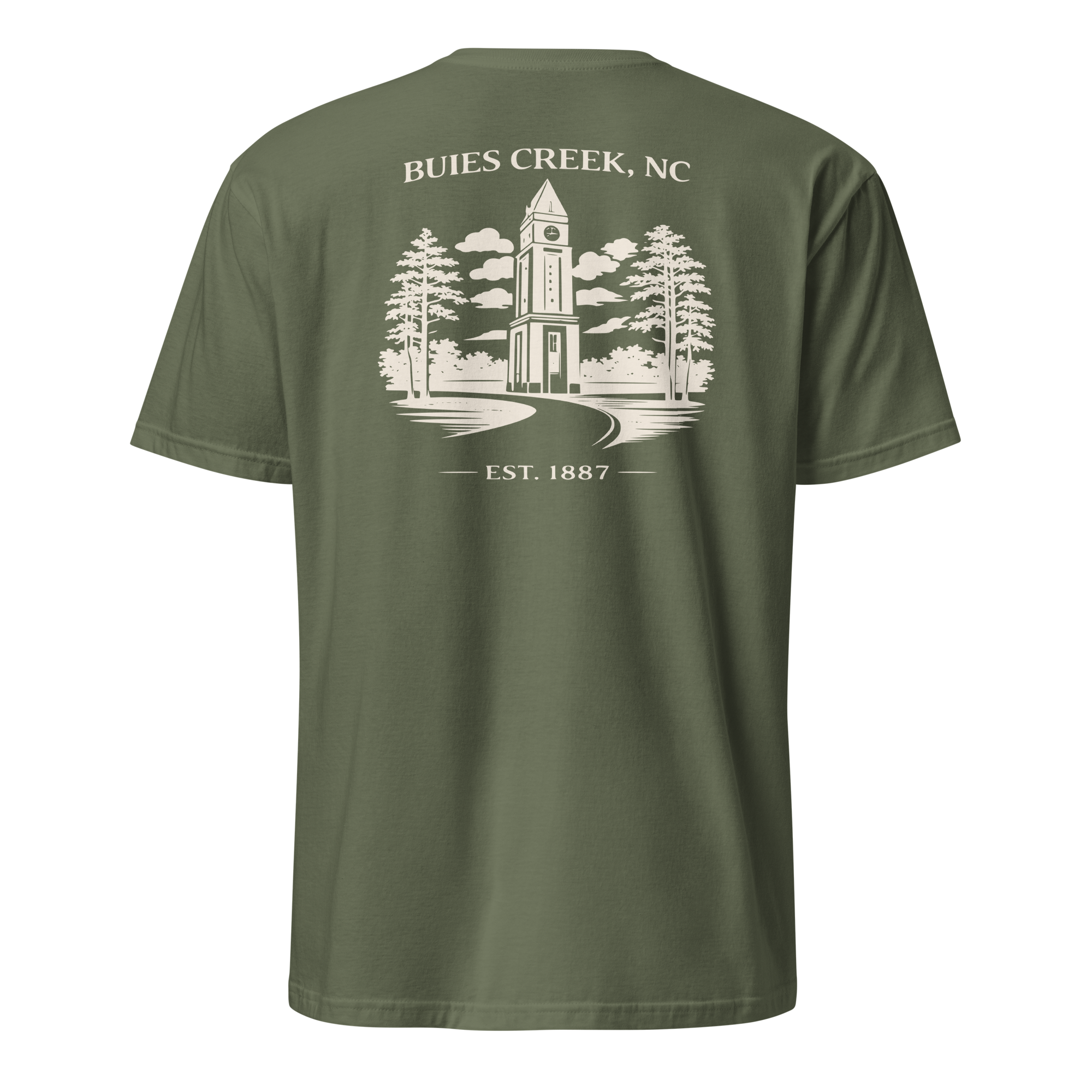 Buies Creek, NC - Campus Tower - Unisex T-Shirt