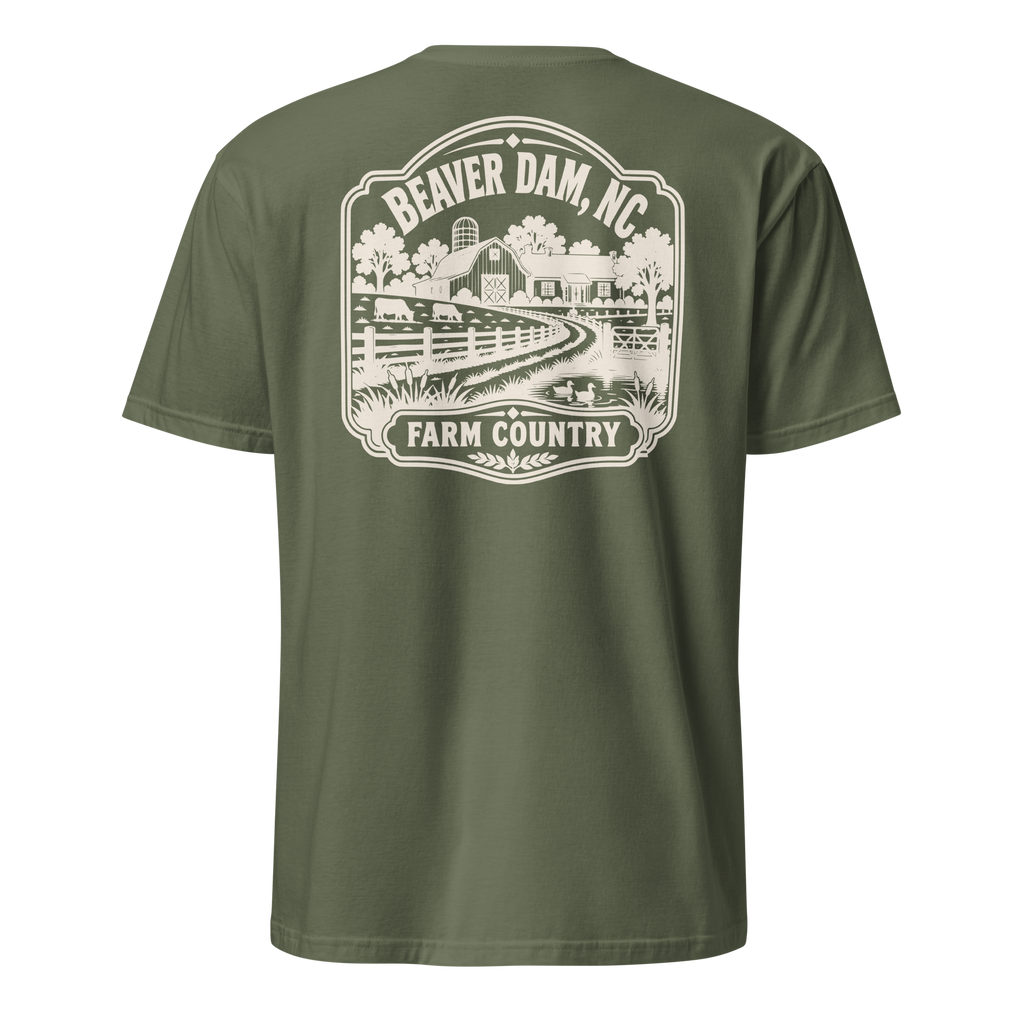 Beaver Dam, NC - Farm Country - Unisex T-Shirt