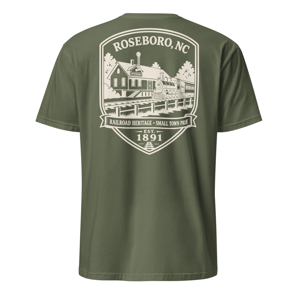 Roseboro, NC - Railroad Town- Unisex T-Shirt