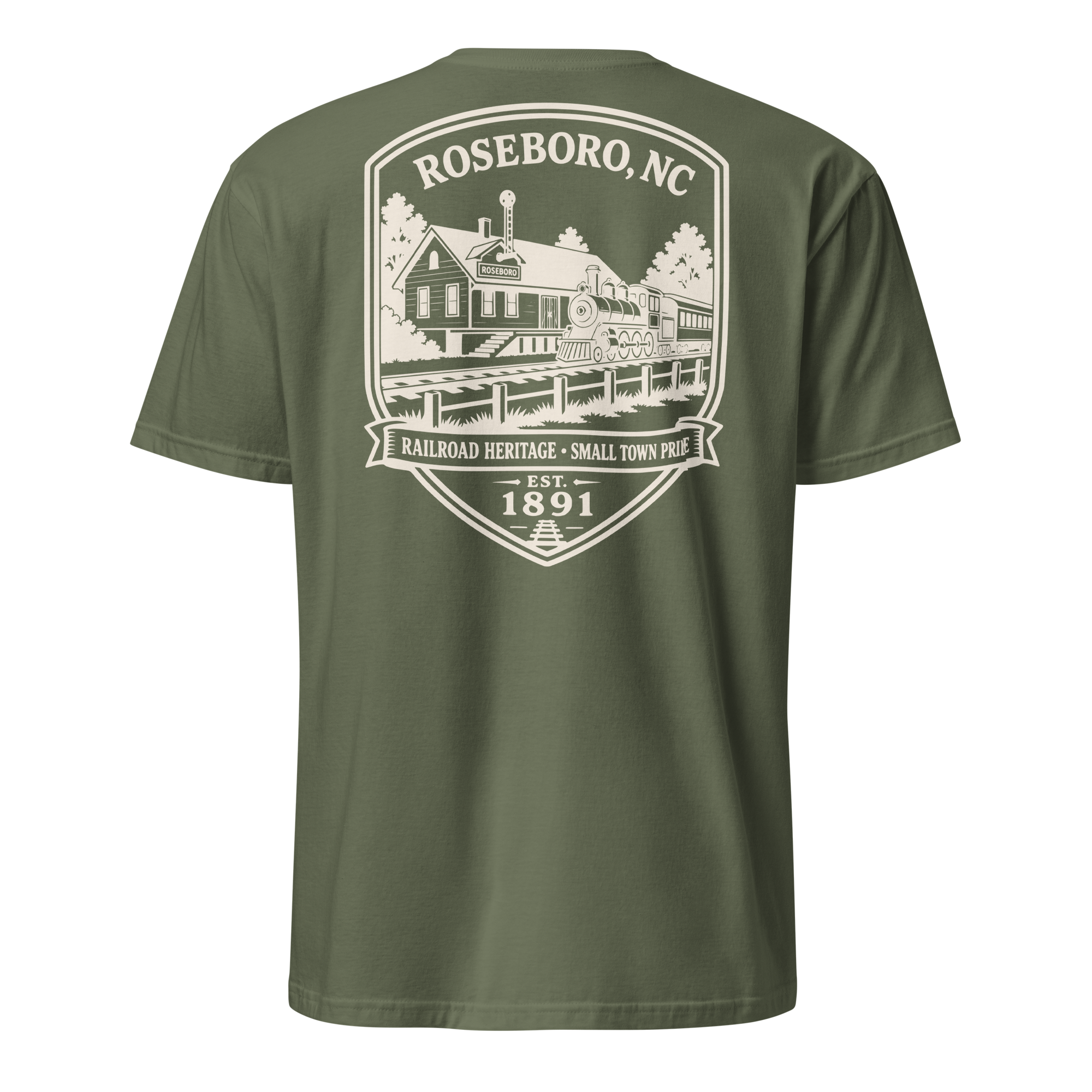 Roseboro, NC - Railroad Town- Unisex T-Shirt
