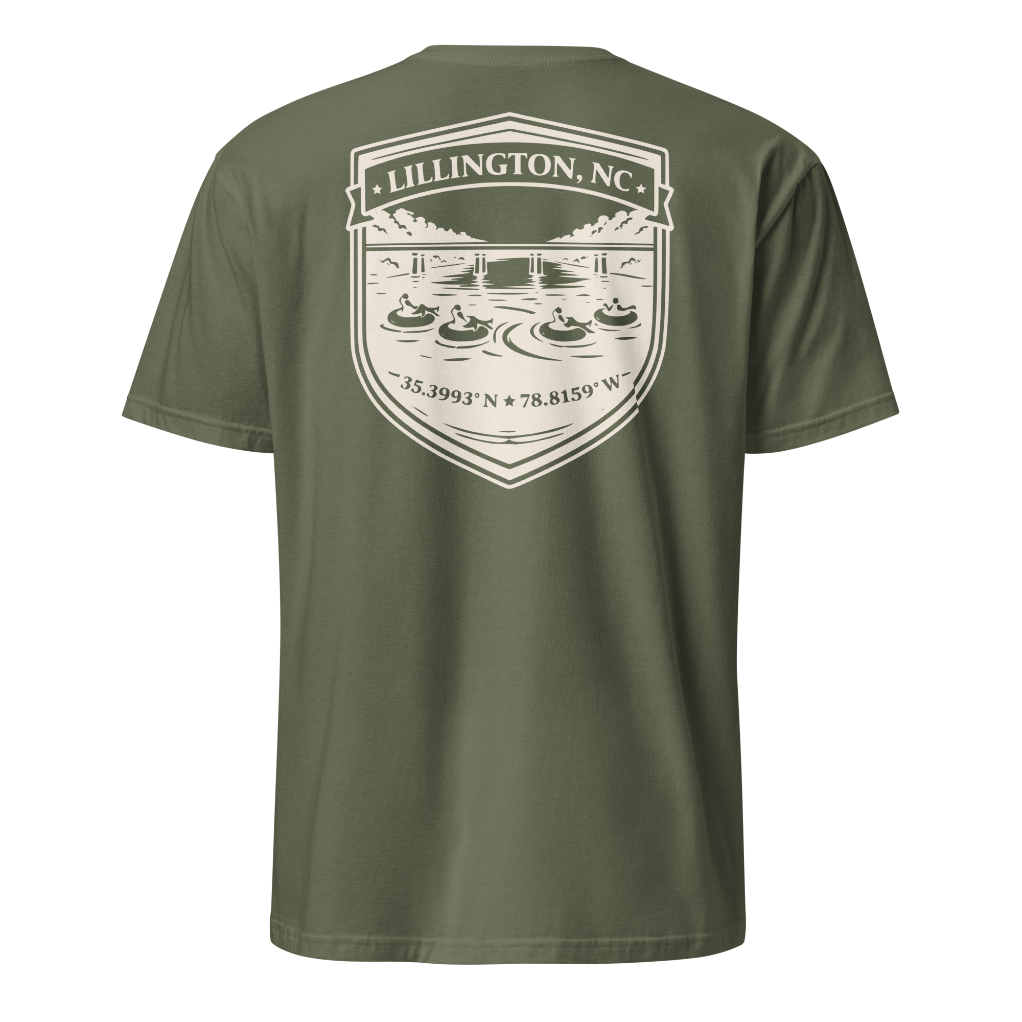 Lillington, NC - River Tubing - Unisex T-Shirt