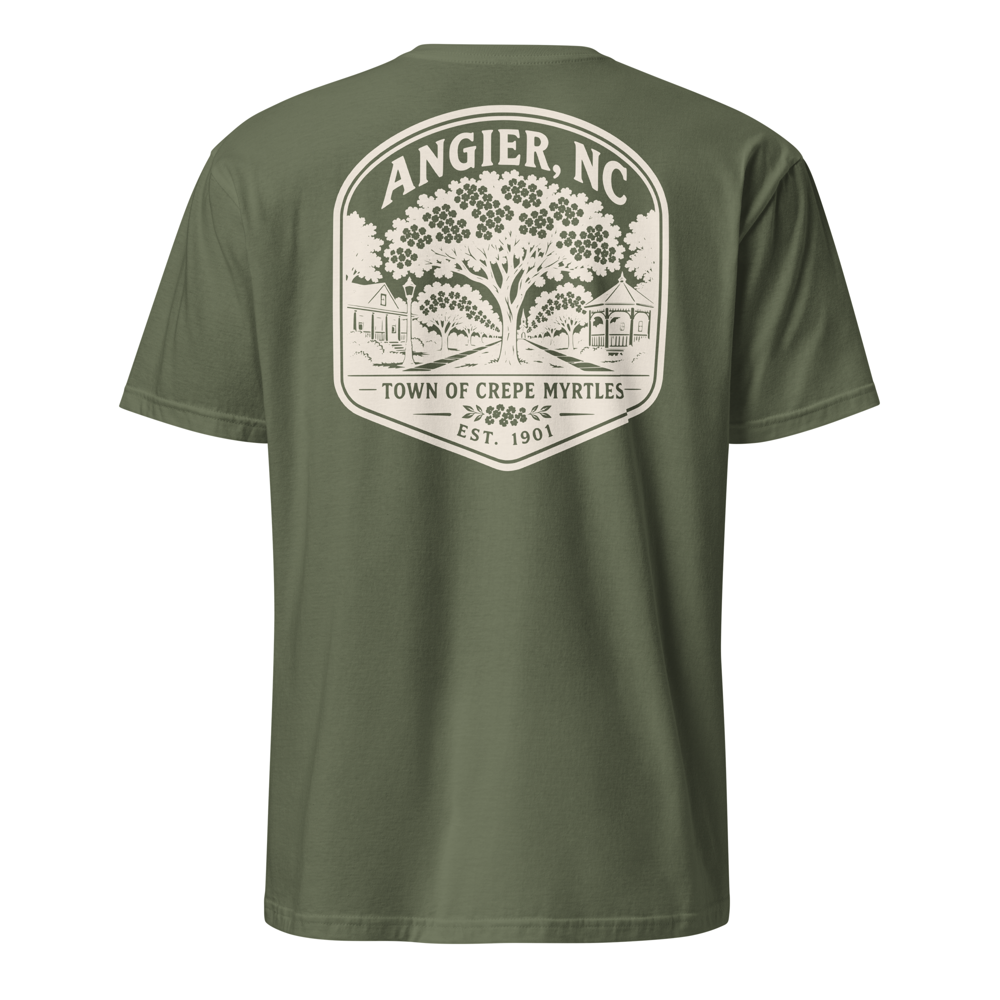 Angier, NC - Town of Crepe Myrtles - Unisex T-Shirt