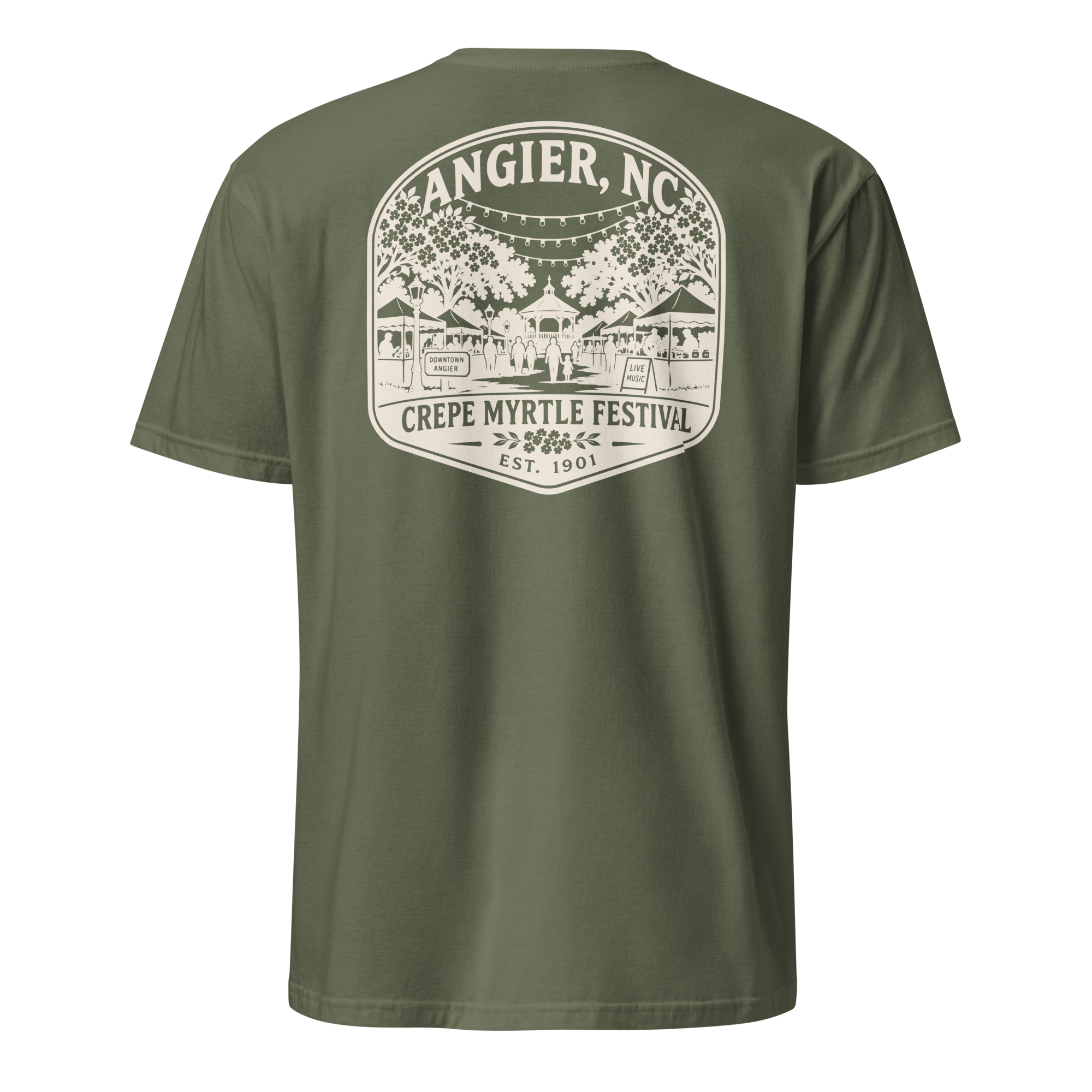 Angier, NC - Crepe Myrtle Festival - Unisex T-Shirt
