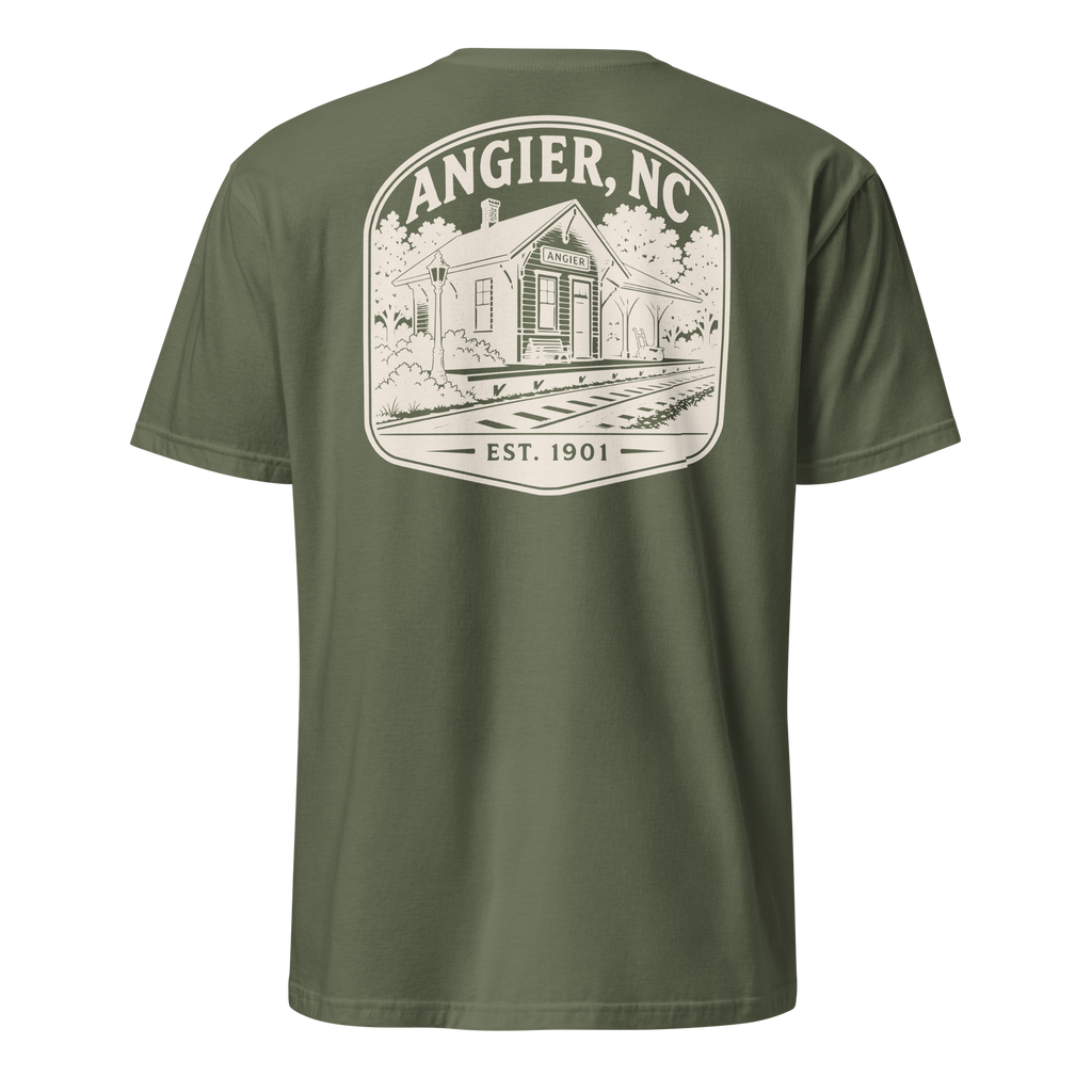 Angier, NC - Railroad Town - Unisex T-Shirt