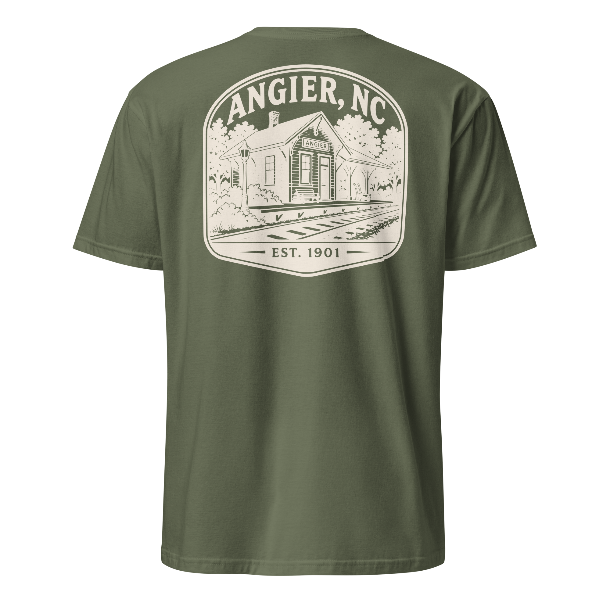 Angier, NC - Railroad Town - Unisex T-Shirt