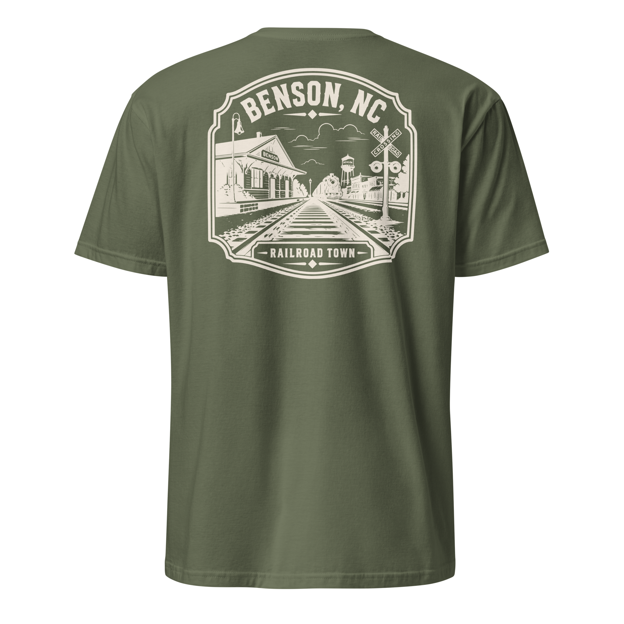 Benson, NC - Railroad Town - Unisex T-Shirt