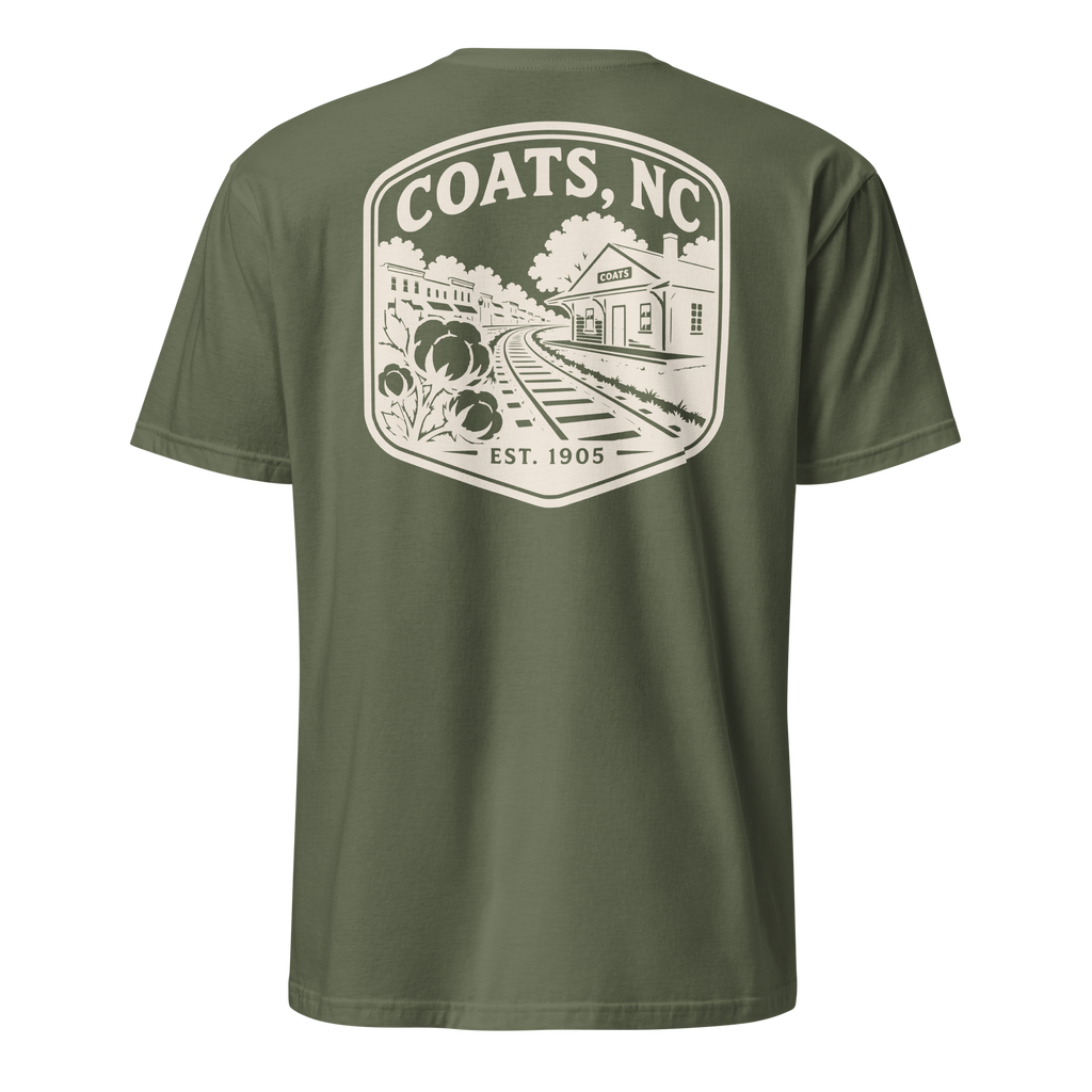 Coats, NC - RR/Cotton Town - Unisex T-Shirt