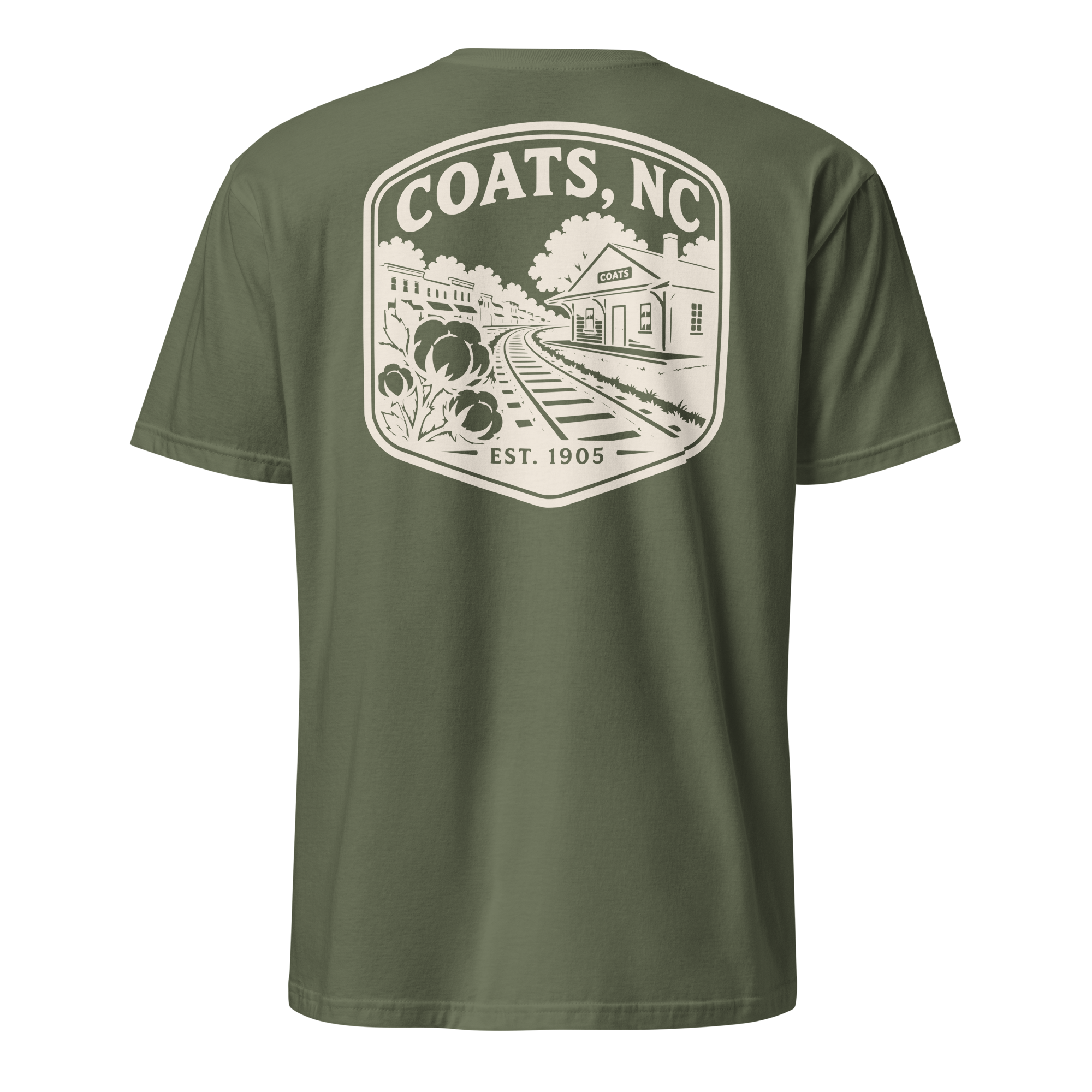 Coats, NC - RR/Cotton Town - Unisex T-Shirt