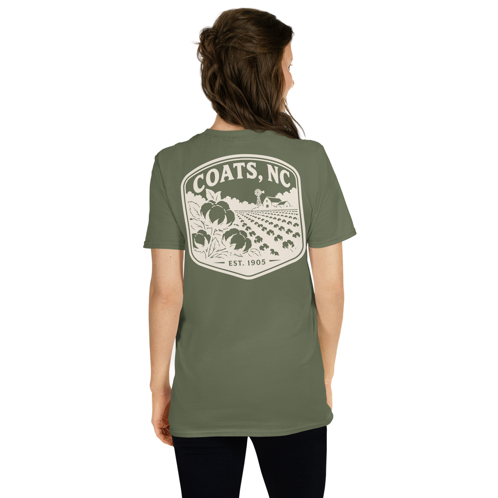 Coats, NC - Cotton Farm - Unisex T-Shirt