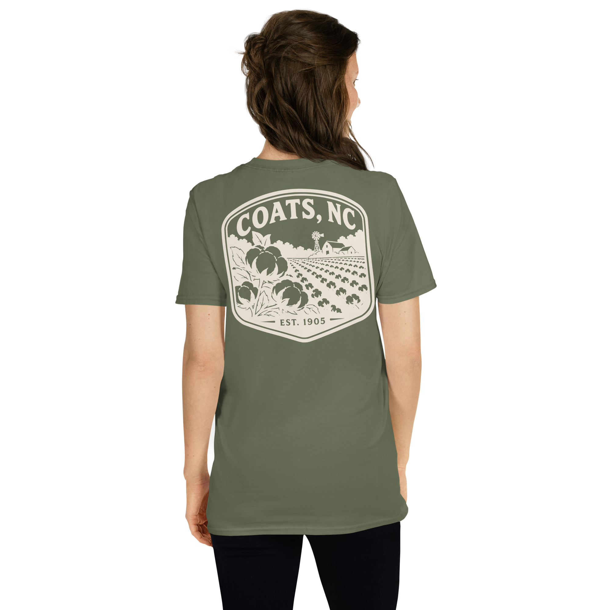 Coats, NC - Cotton Farm - Unisex T-Shirt