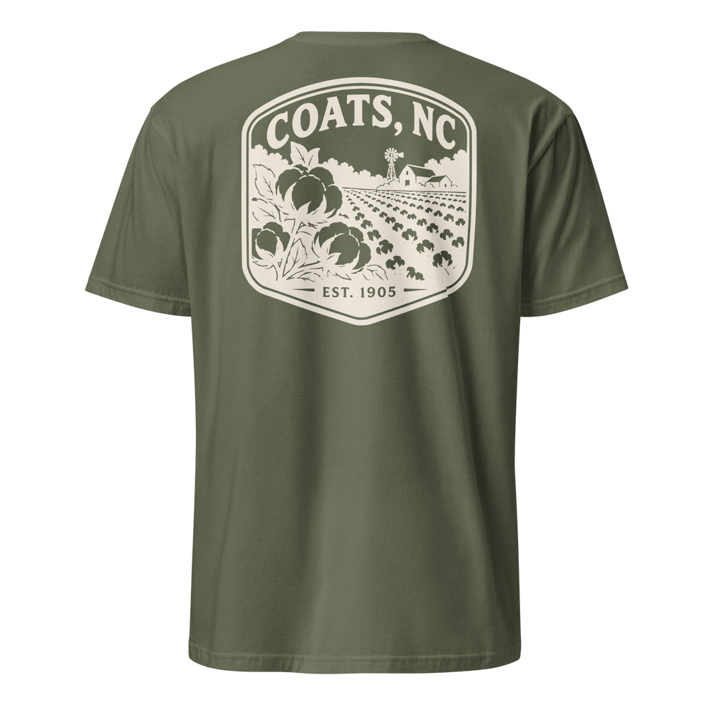Coats, NC - Cotton Farm - Unisex T-Shirt