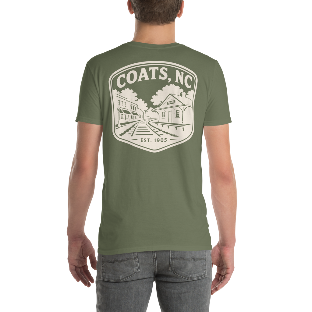 Coats, NC - Railroad Town - Unisex T-Shirt