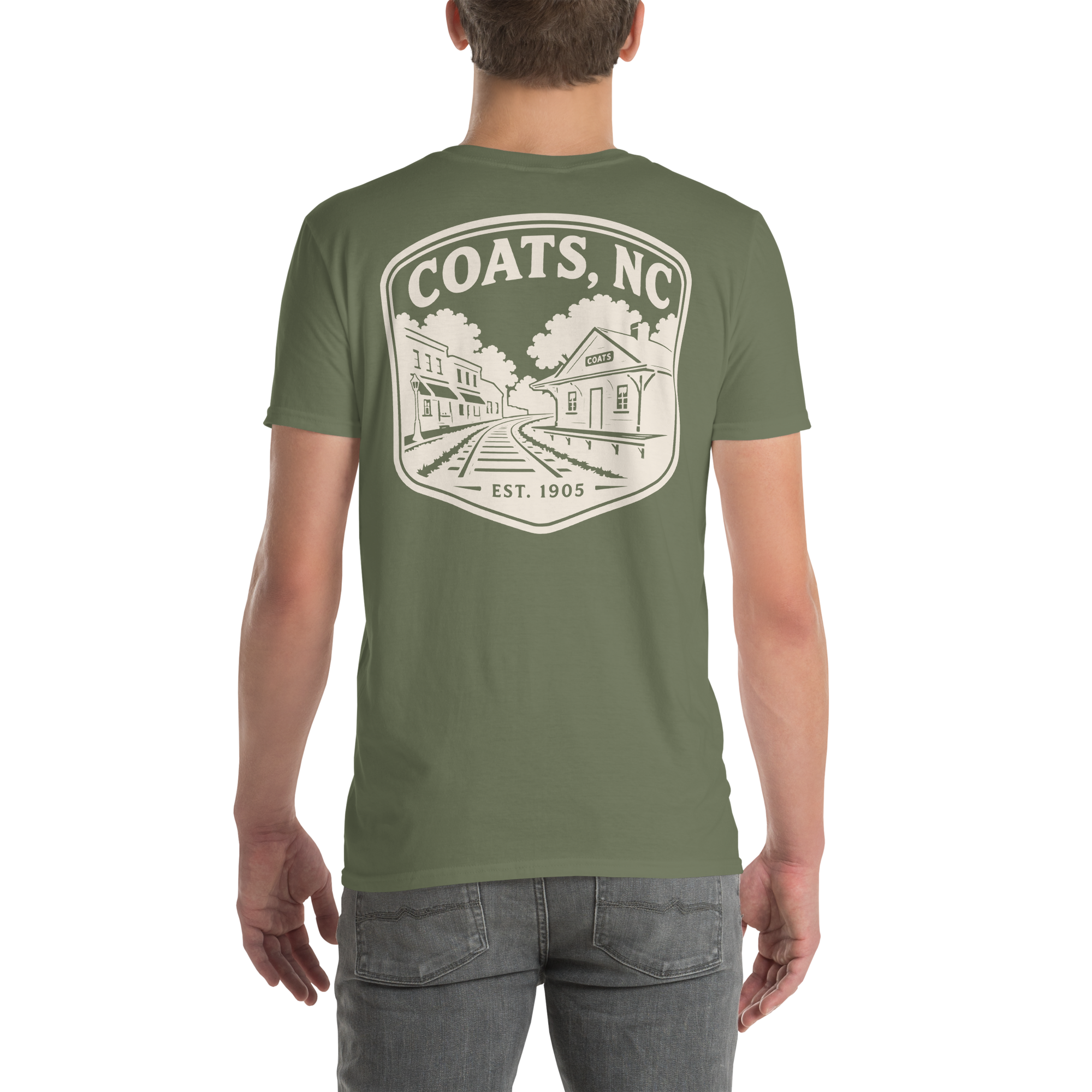 Coats, NC - Railroad Town - Unisex T-Shirt