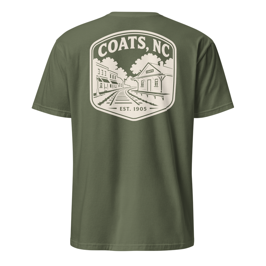 Coats, NC - Railroad Town - Unisex T-Shirt