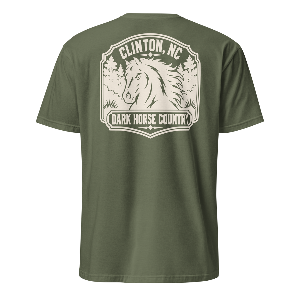 Clinton, NC - Dark Horse Country - Unisex T-Shirt
