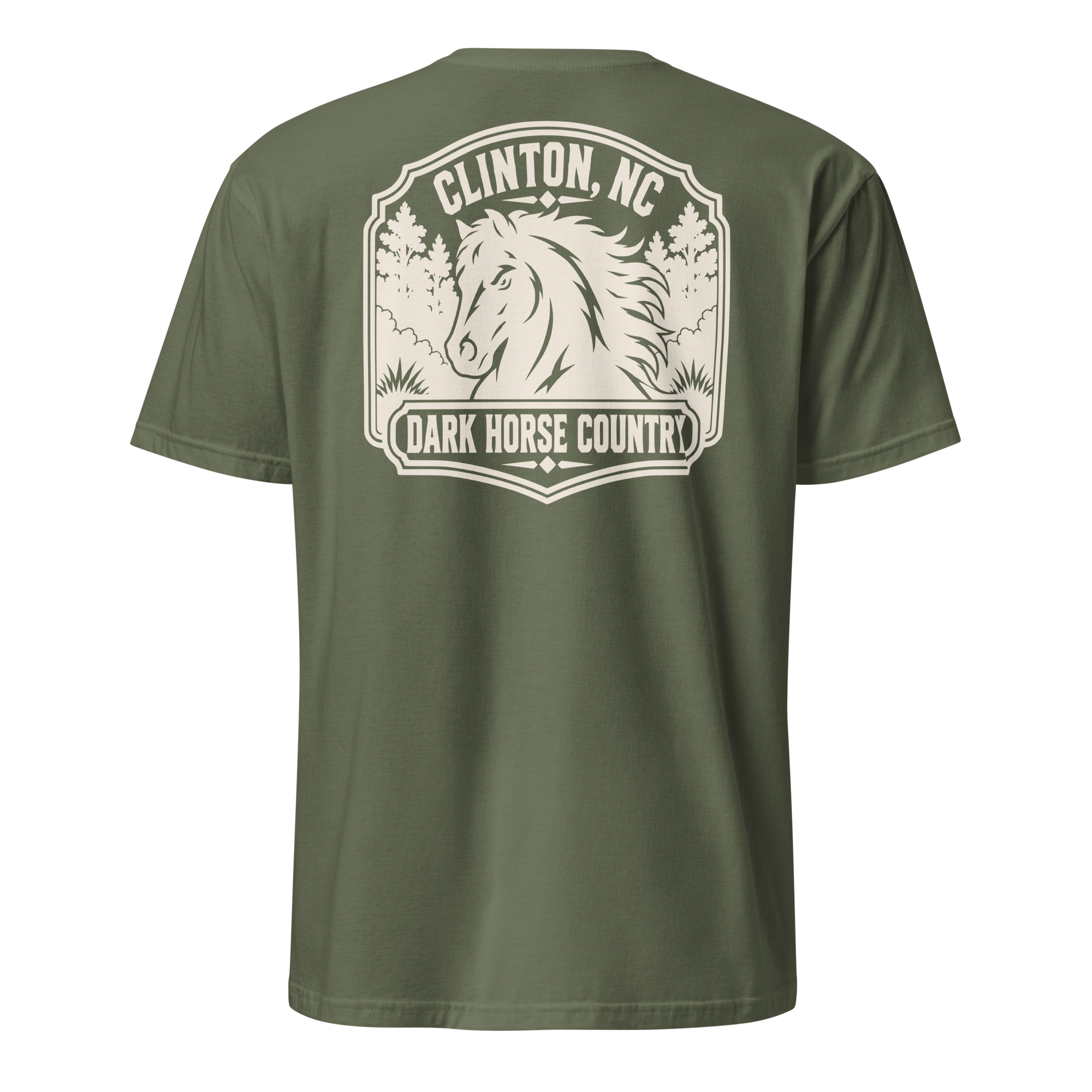 Clinton, NC - Dark Horse Country - Unisex T-Shirt