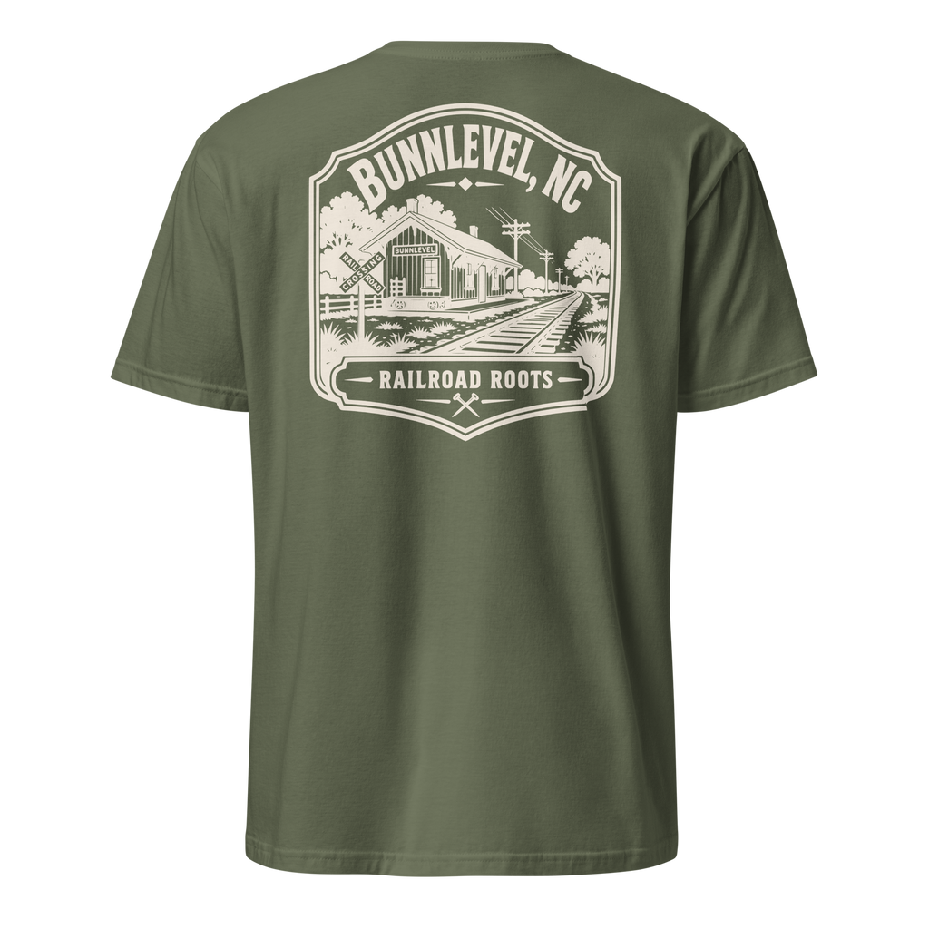Bunnlevel, NC - Railroad Town - Unisex T-Shirt
