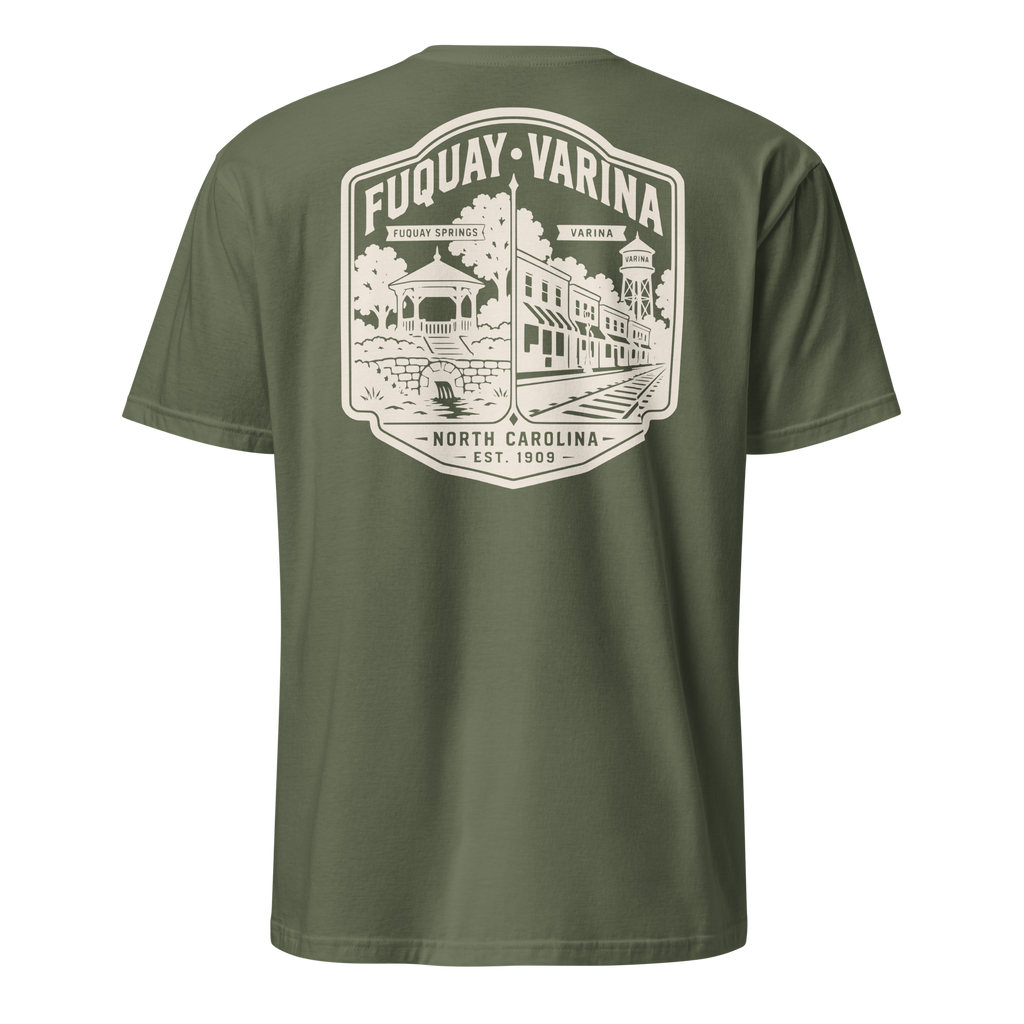 Fuquay-Varina, NC - Two Towns - Unisex T-Shirt