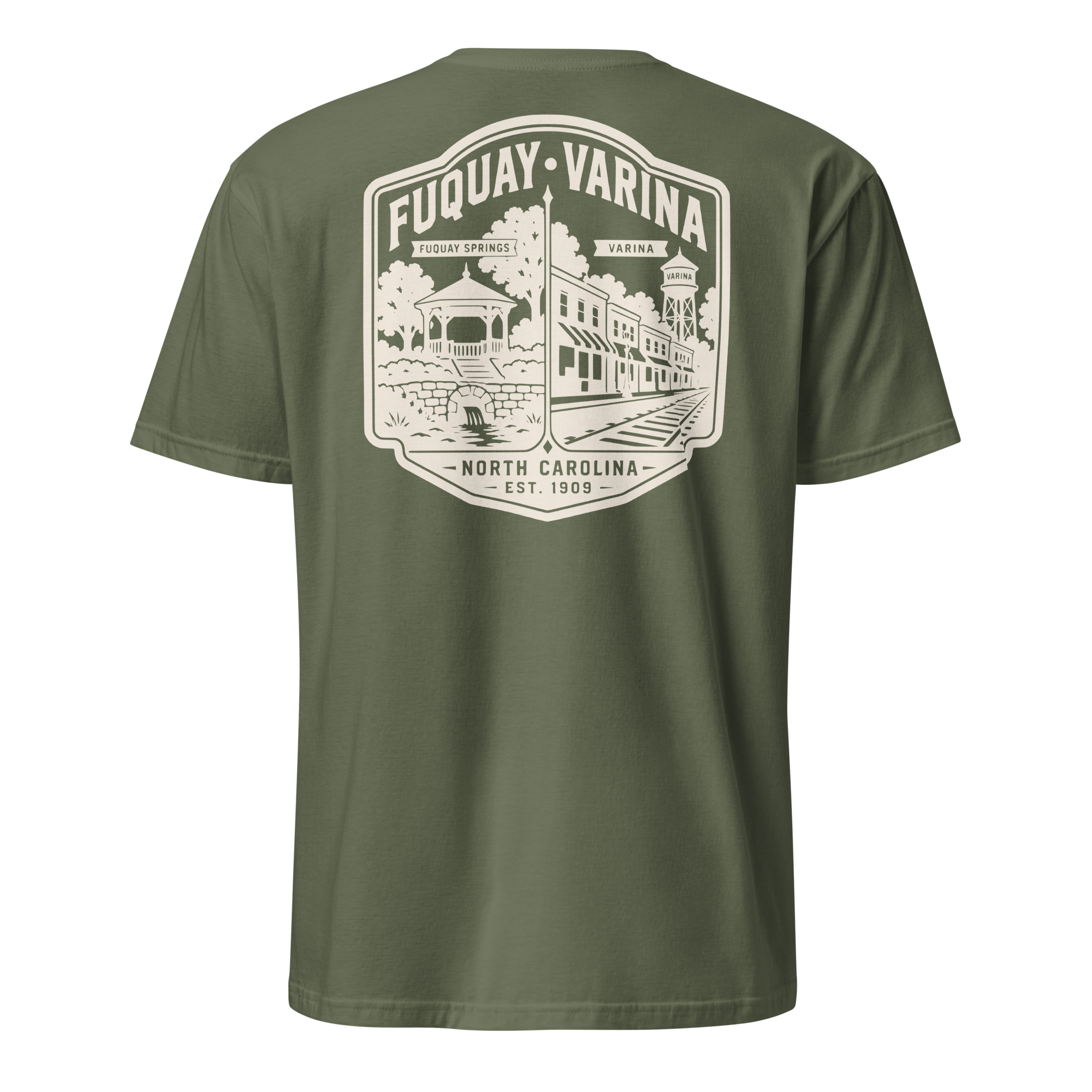 Fuquay-Varina, NC - Two Towns - Unisex T-Shirt