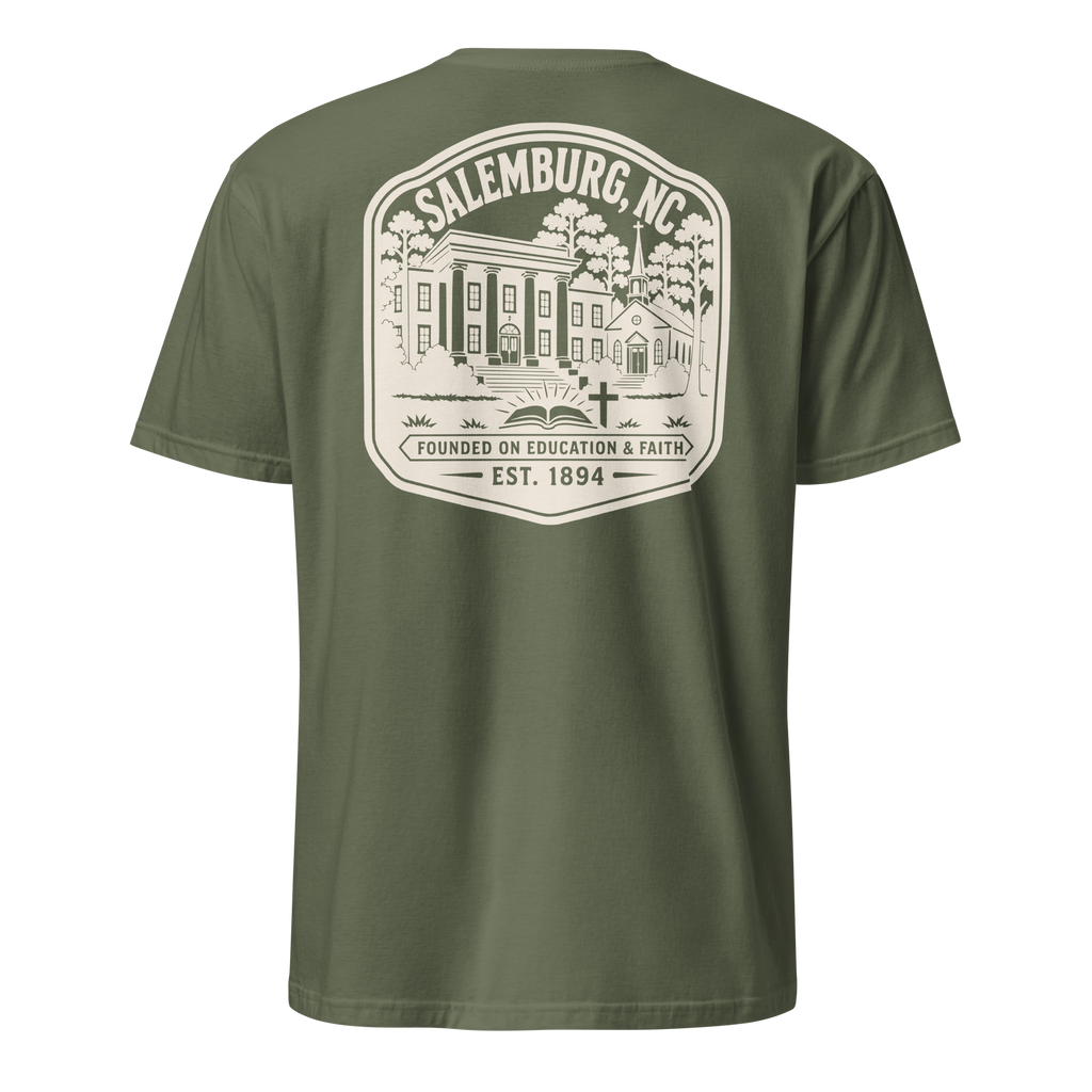 Salemburg, NC - Faith & Education - Unisex T-Shirt
