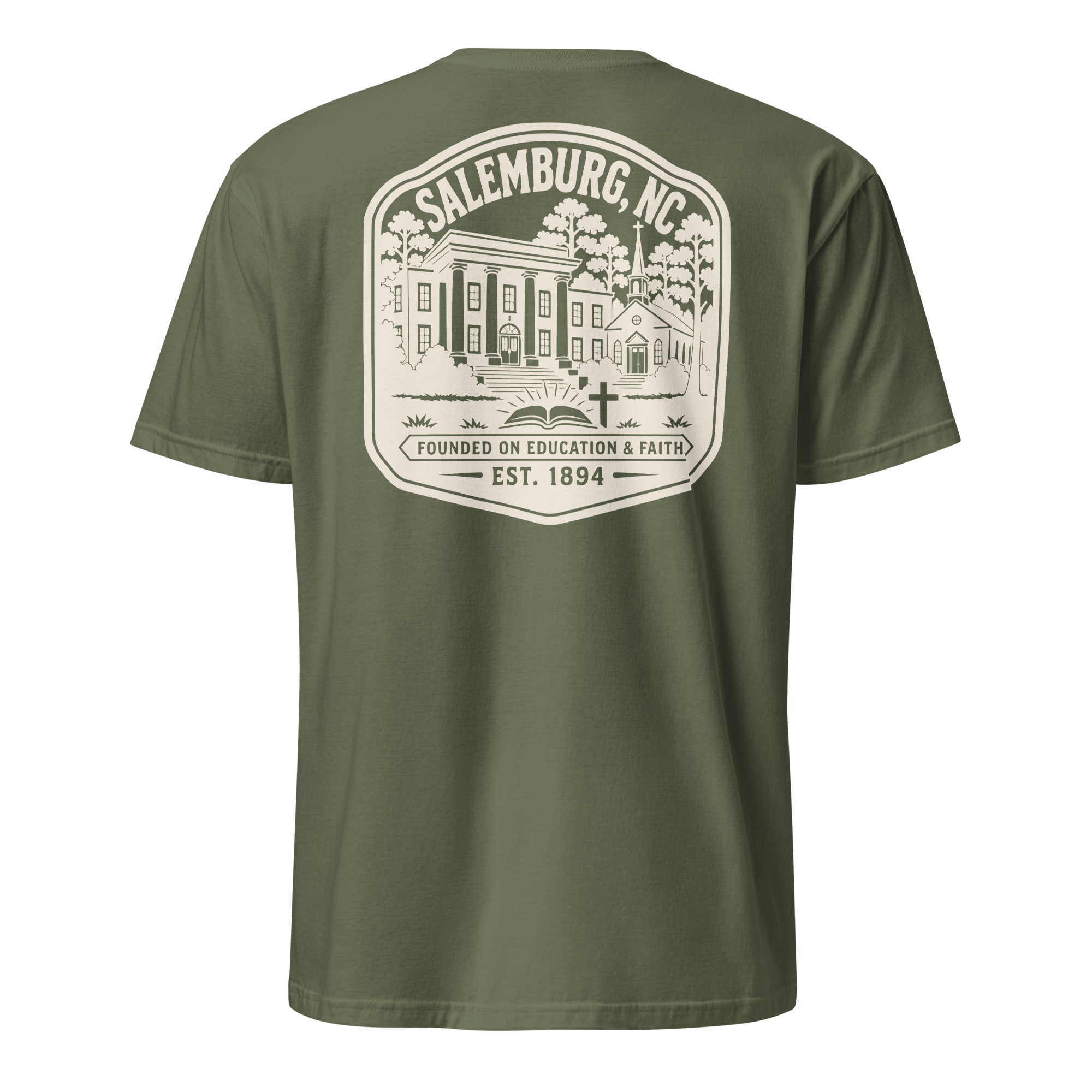 Salemburg, NC - Faith & Education - Unisex T-Shirt