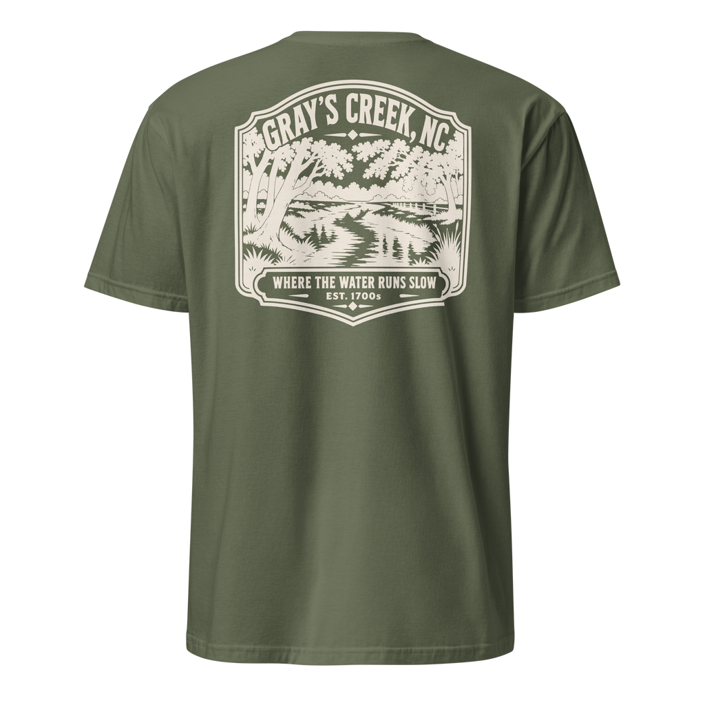 Gray's Creek, NC - The Creek - Unisex T-Shirt