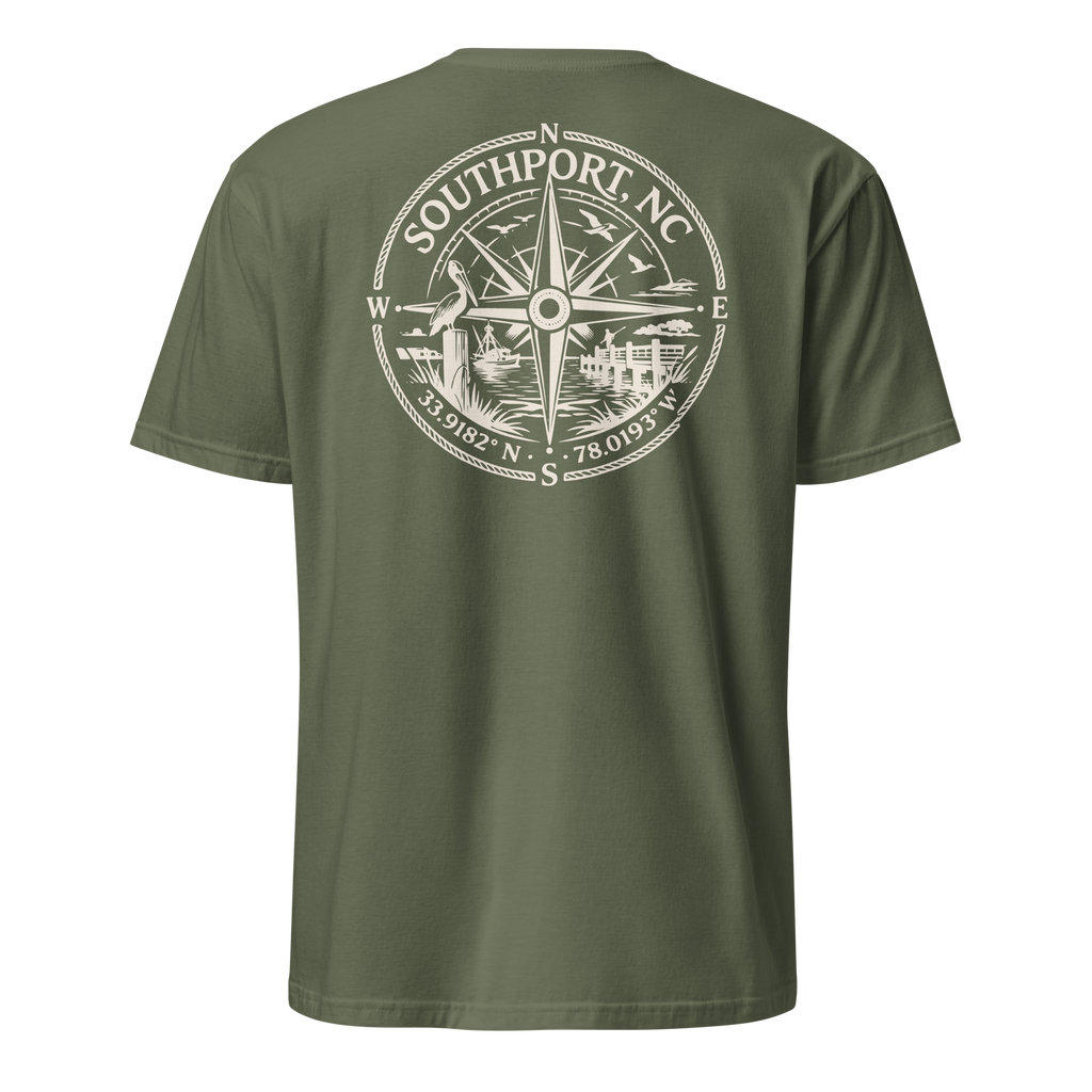 Southport, NC - Compass - Unisex T-Shirt