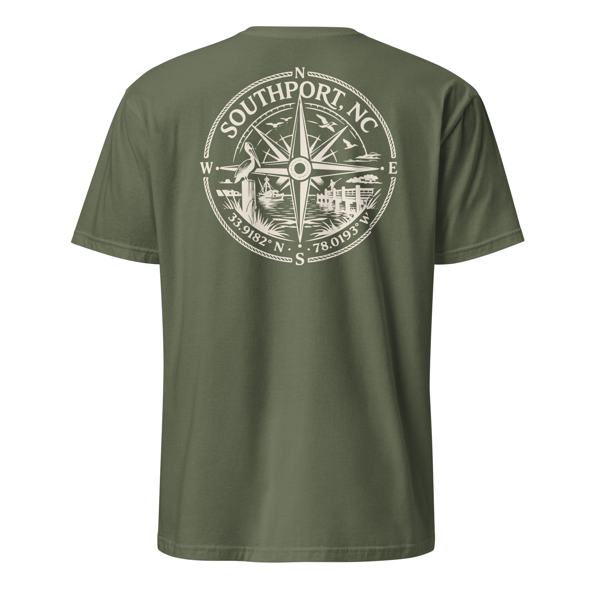 Southport, NC - Compass - Unisex T-Shirt