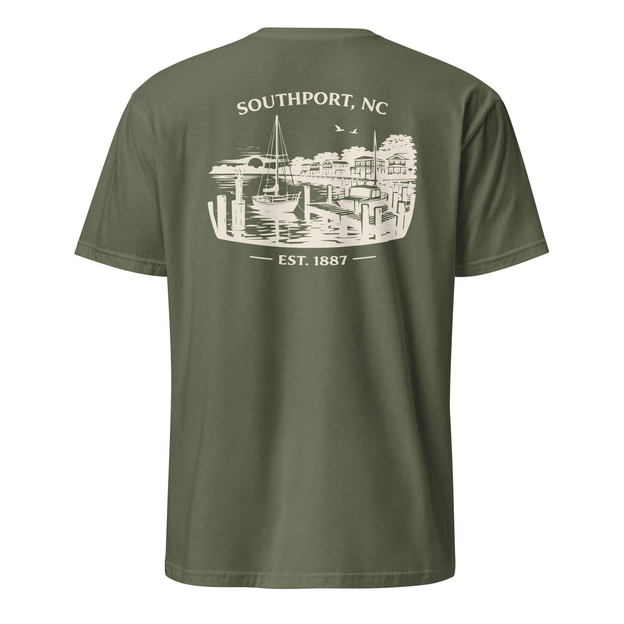 Southport, NC - Waterfront - Unisex T-Shirt