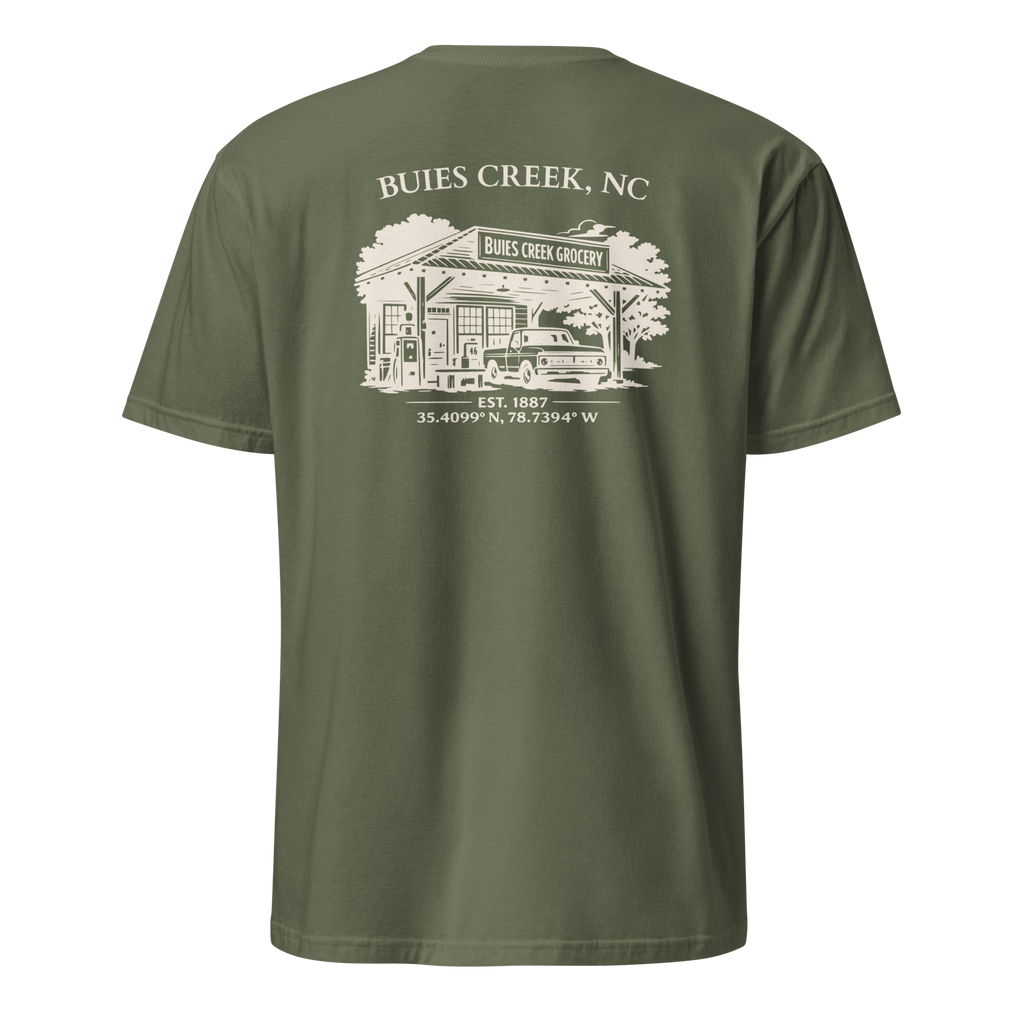 Buies Creek, NC - Buies Creek Grocery - Short-Sleeve Unisex T-Shirt