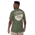 Stedman, NC - Train Depot Badge - Unisex T-Shirt