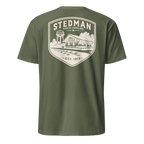Stedman, NC - Train Depot Badge - Unisex T-Shirt