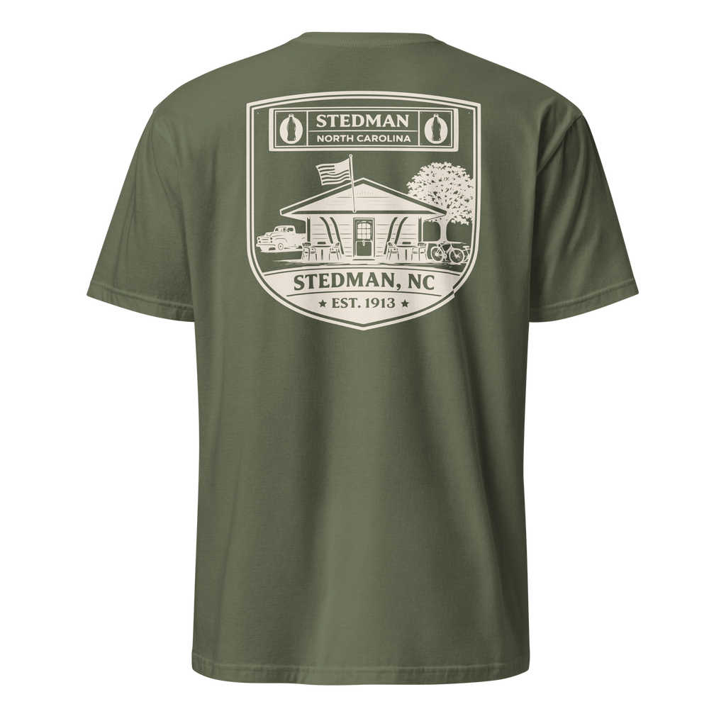 Stedman, NC - Soda Shop Badge - Unisex T-Shirt