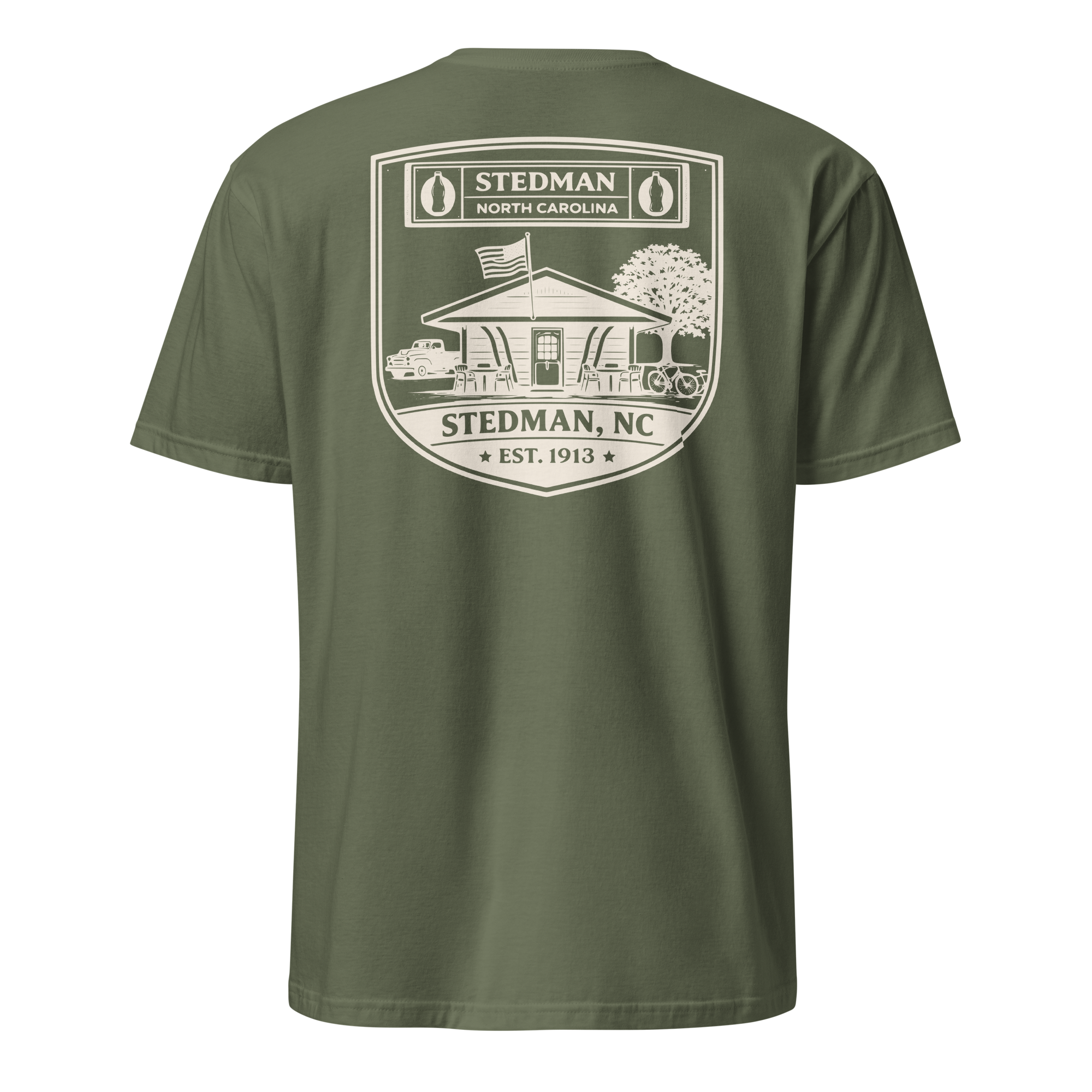 Stedman, NC - Soda Shop Badge - Unisex T-Shirt