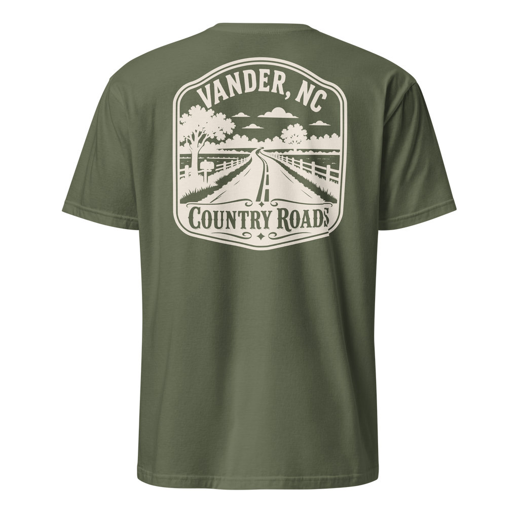 Vander, NC - Country Roads - Unisex T-Shirt