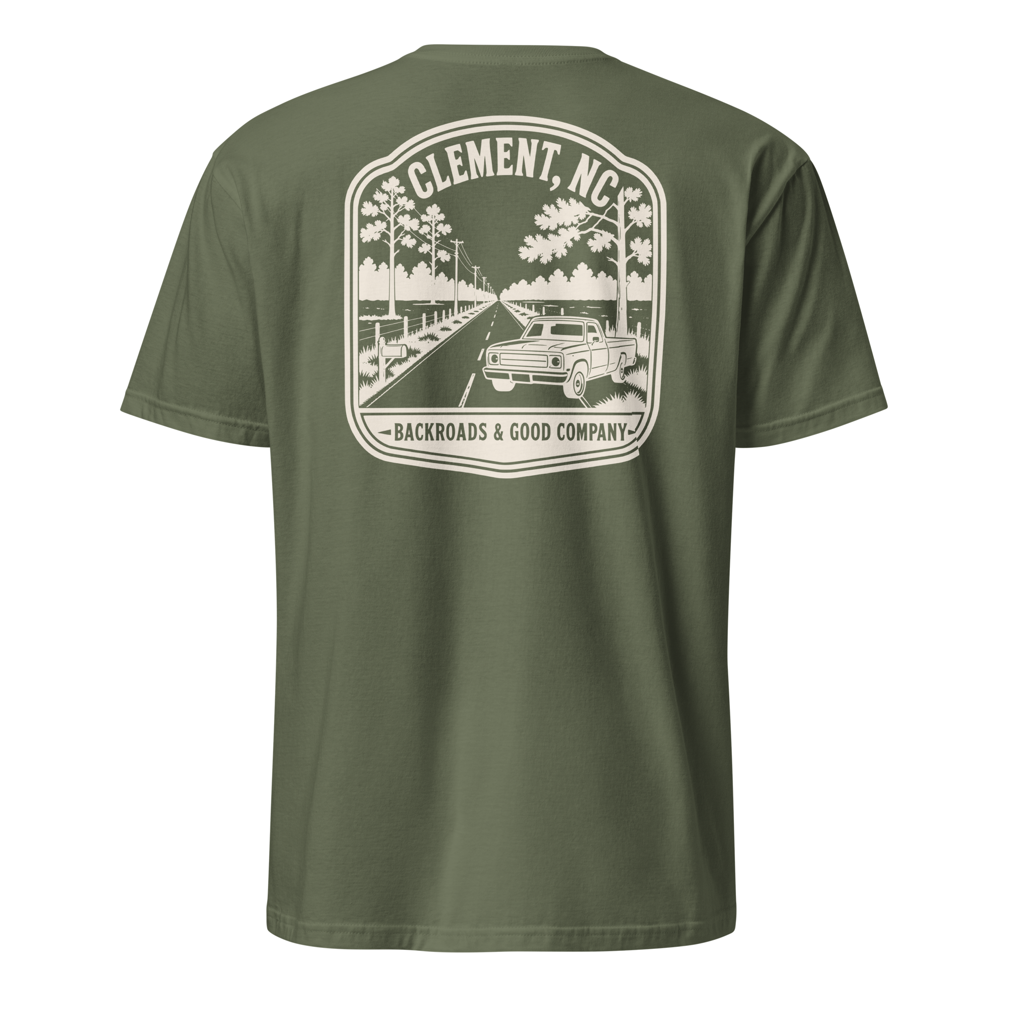 Clement, NC - Country Roads - Unisex T-Shirt