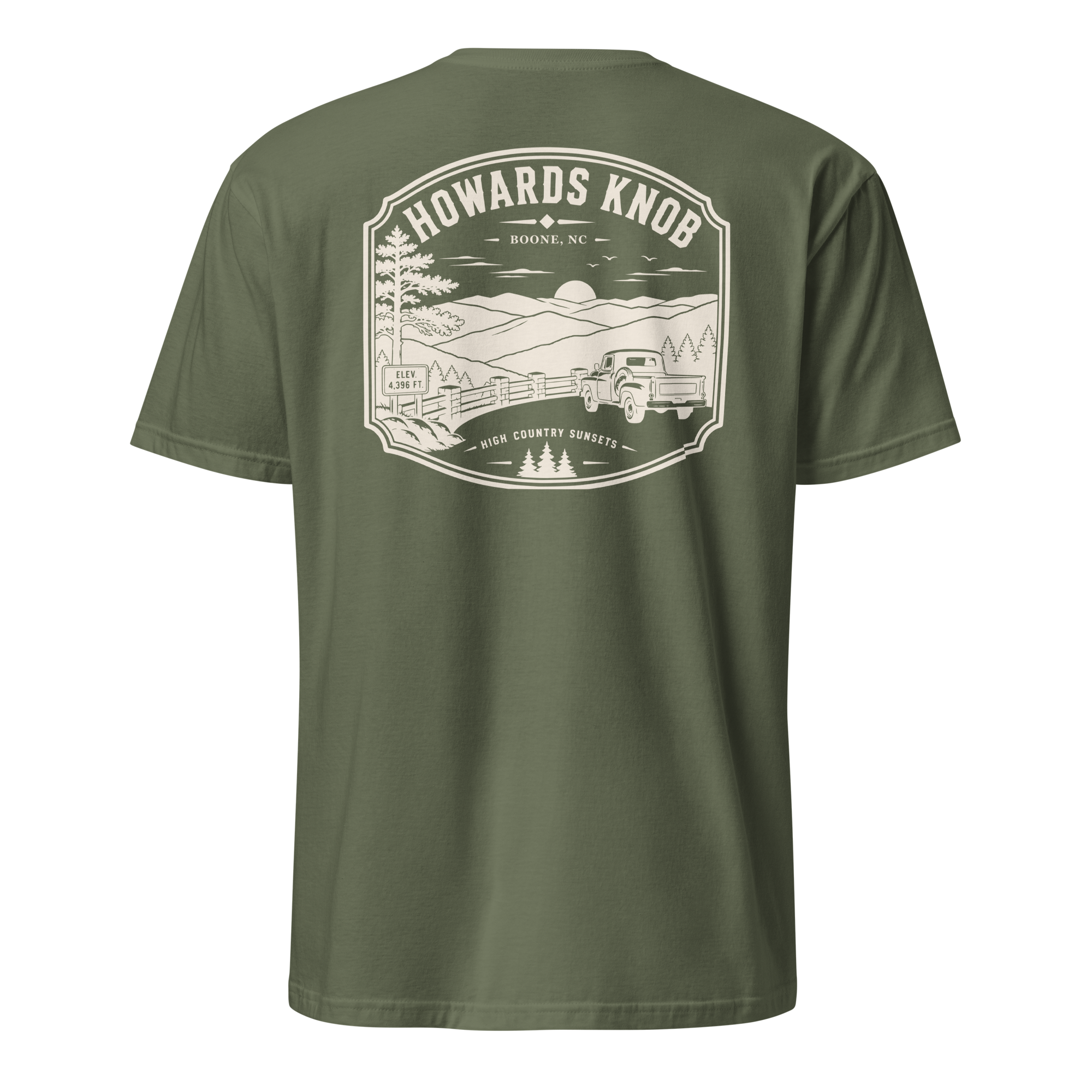 Boone, NC - Howard's Knob - Unisex T-Shirt