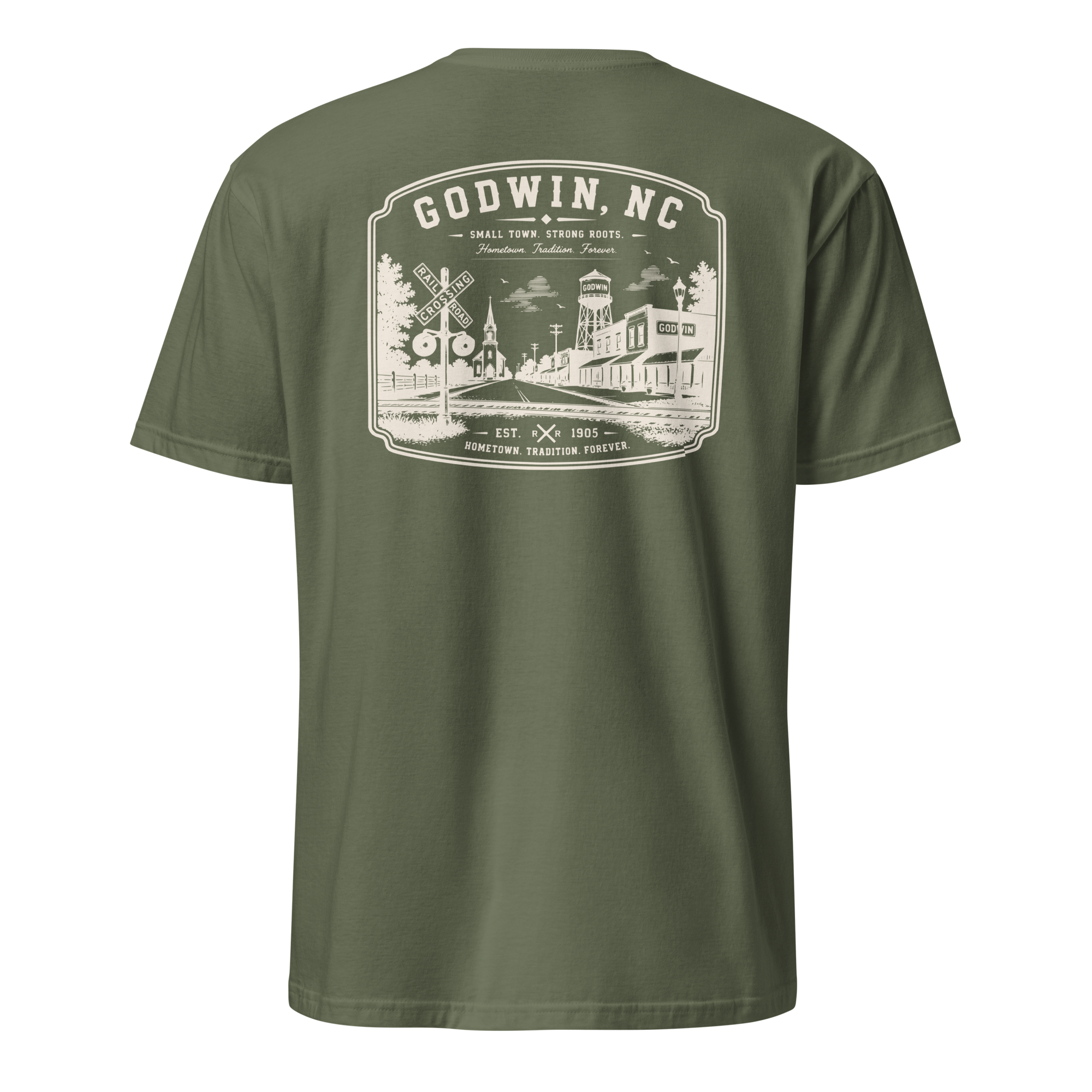Godwin, NC - Small Town Roots - Unisex T-Shirt