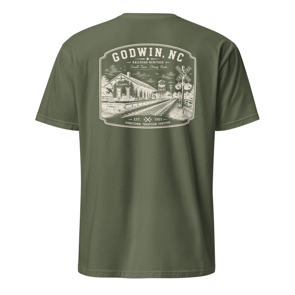 Godwin, NC - Railroad Town - Unisex T-Shirt