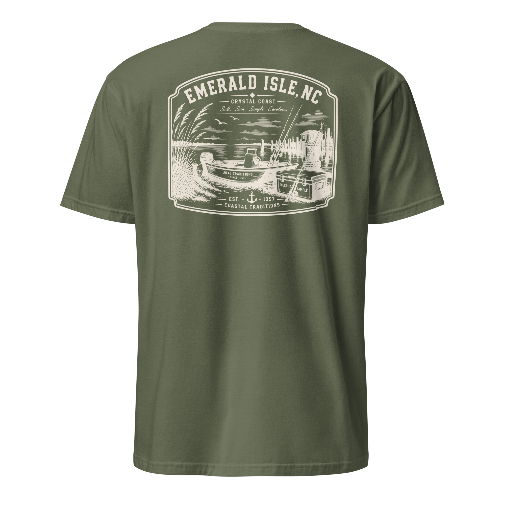 Emerald Isle, NC - Salt. Sun. Simple. - Unisex T-Shirt