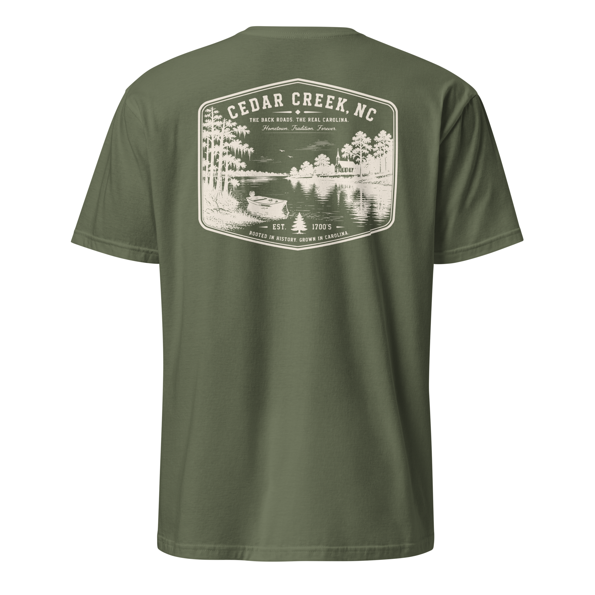 Cedar Creek, NC - The River - Unisex T-Shirt