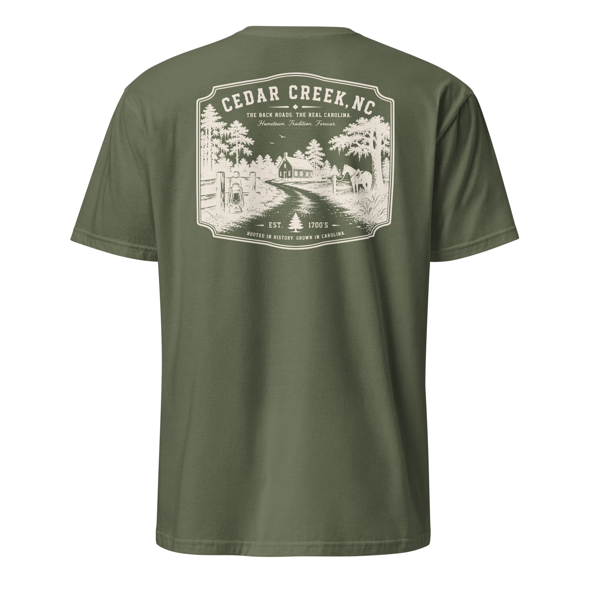 Cedar Creek, NC - Early Carolina- Unisex T-Shirt