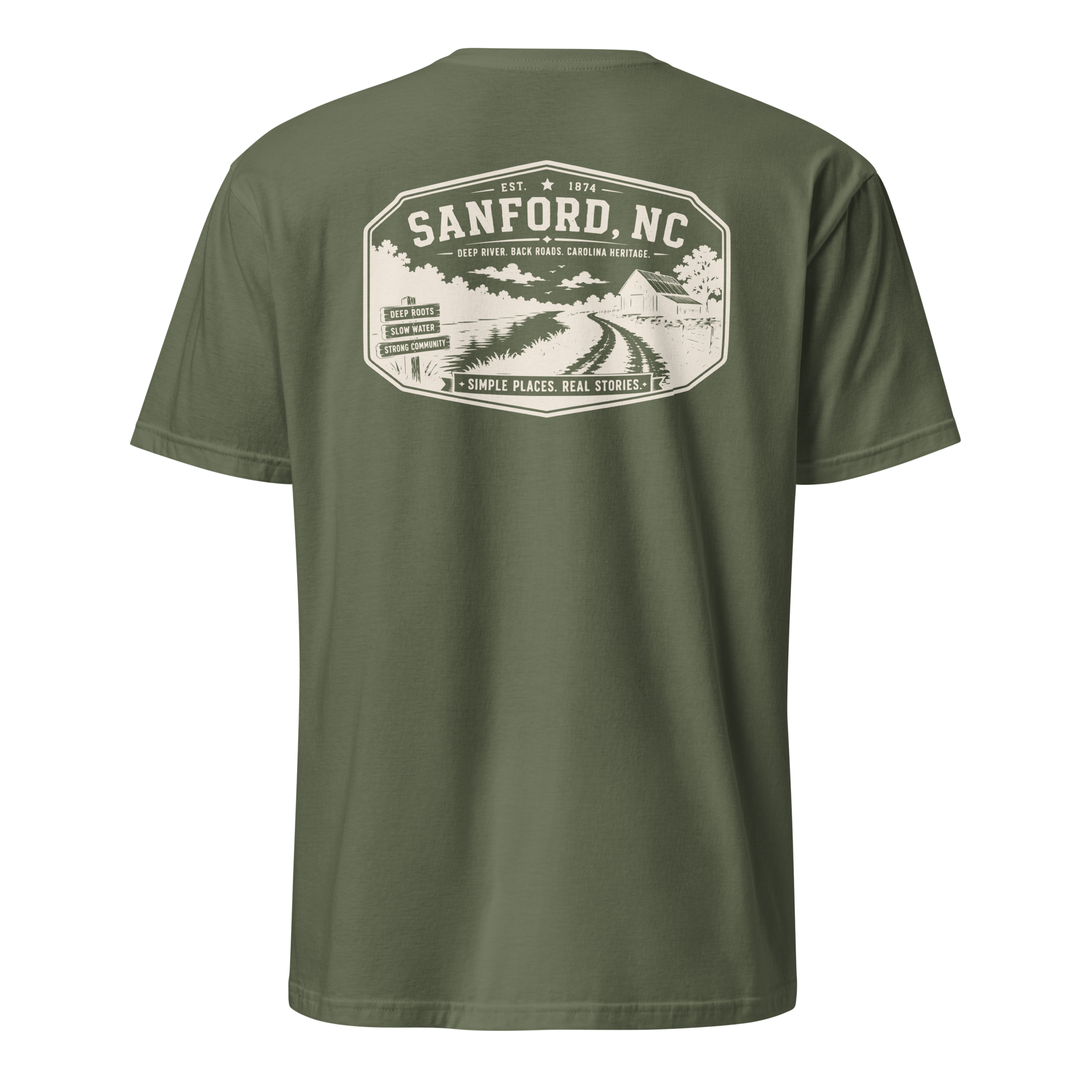 Sanford, NC - Deep River Carolina - Unisex T-Shirt