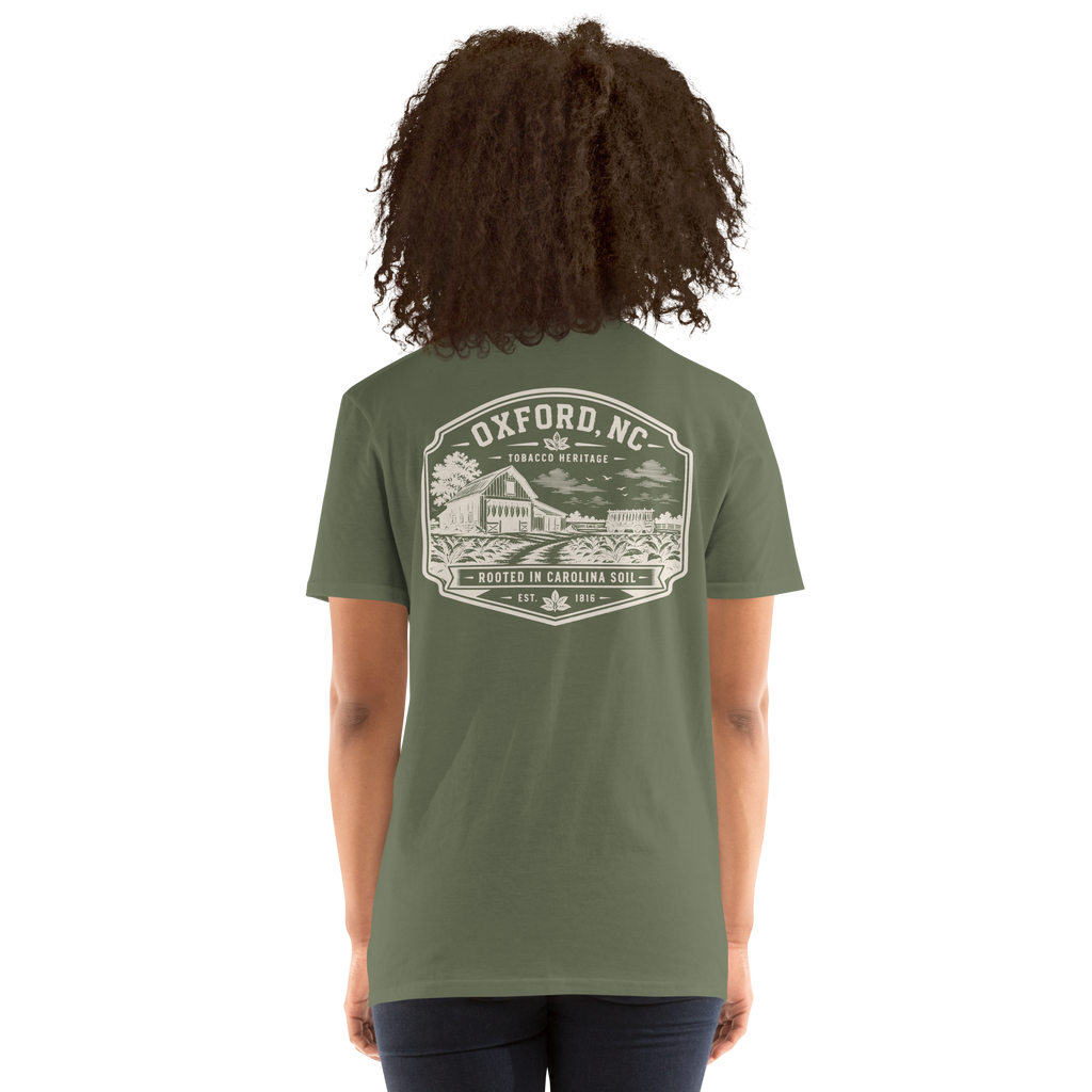 Oxford, NC - Rooted In Carolina - Unisex T-Shirt