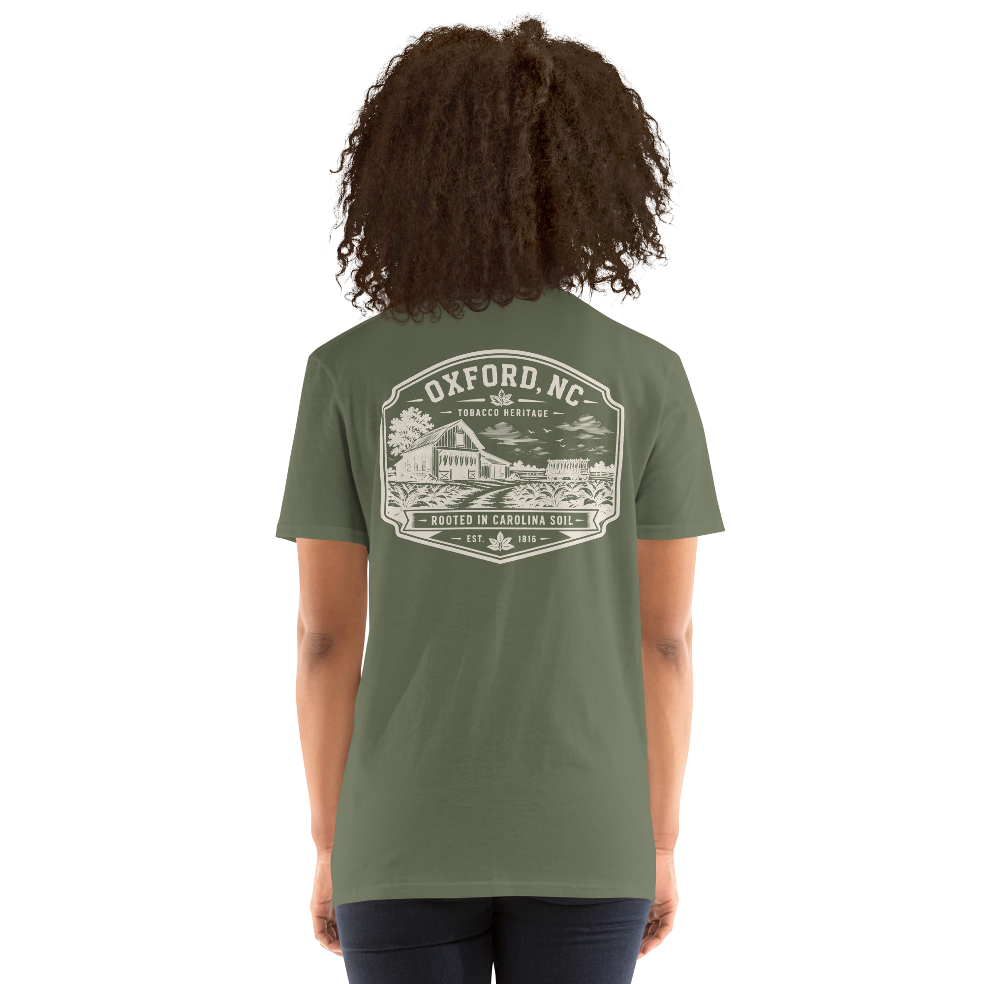 Oxford, NC - Rooted In Carolina - Unisex T-Shirt