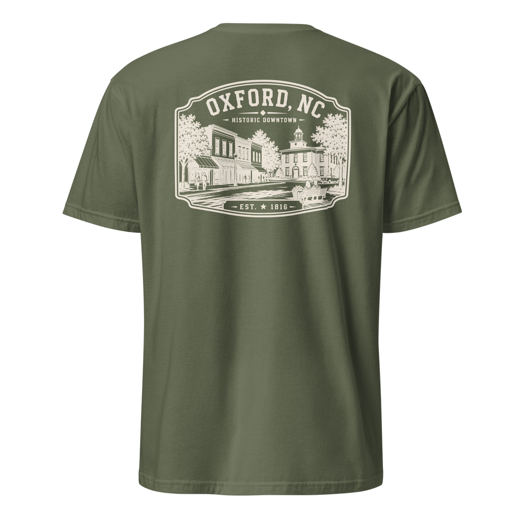 Oxford, NC - Historic Downtown - Unisex T-Shirt